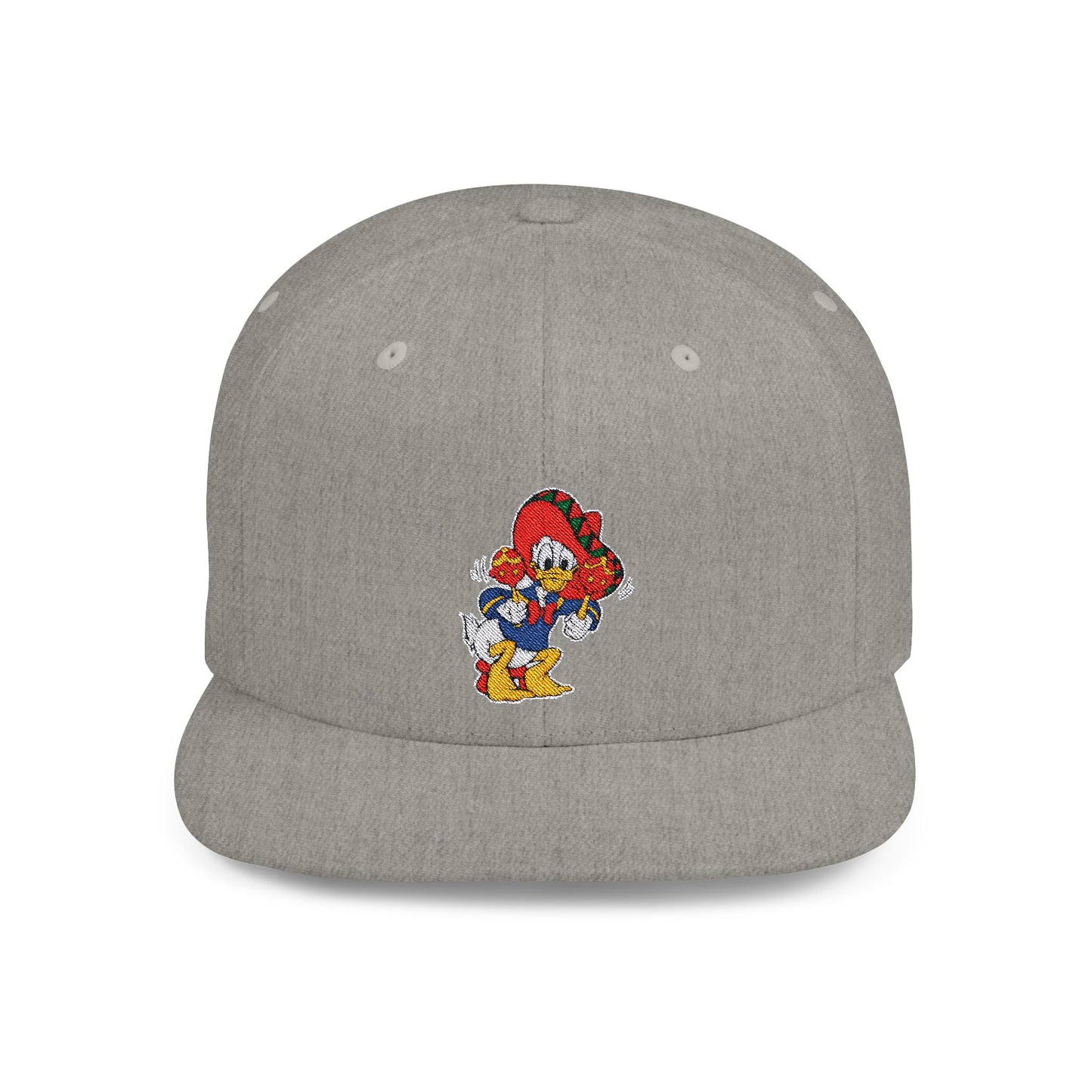 Donald Duck Cinco De Mayo Flat Bill Snapback – Lightweight, Custom Fit, Premium Quality