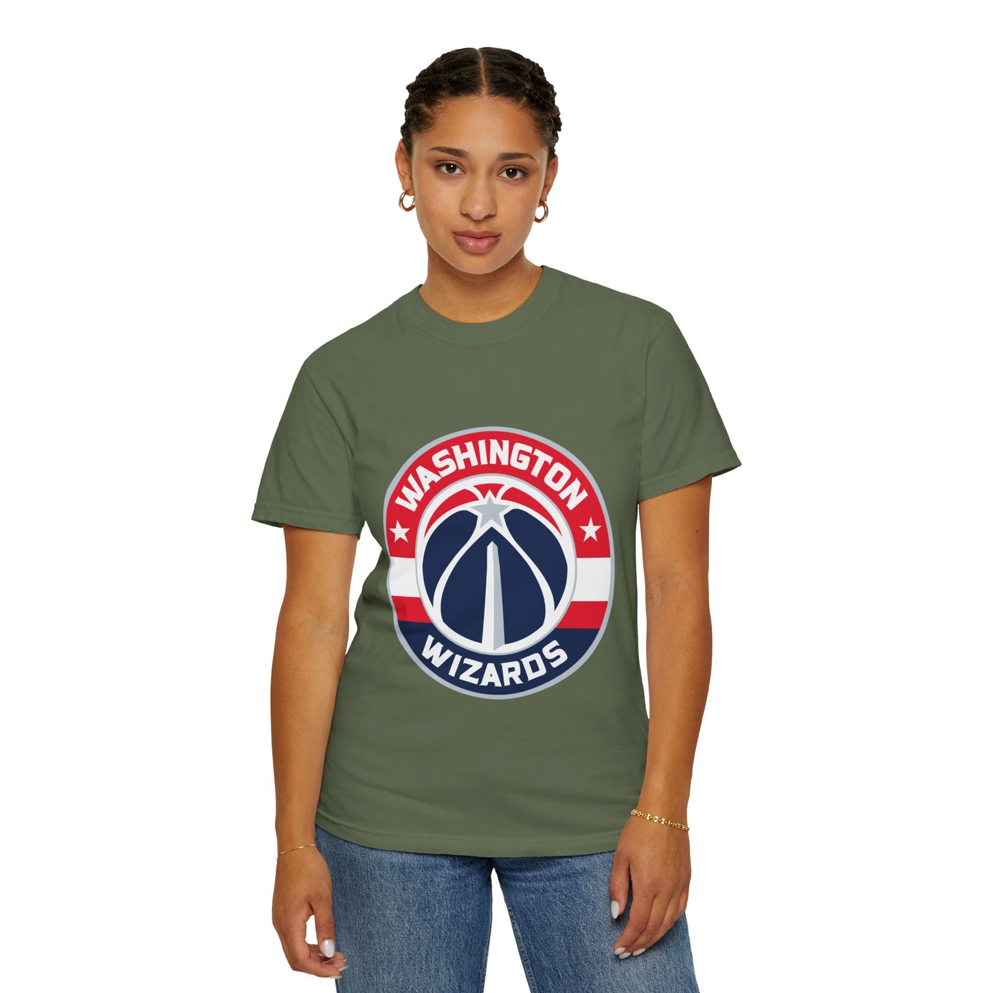 Washington Wizards Strong Garment-Dyed T-Shirt – Premium Cotton Tee for Customization