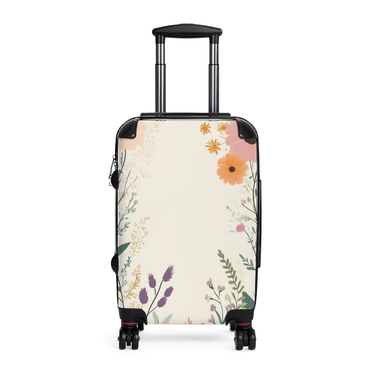 Nature Flowers Floral Leaves Art Carry-On Suitcase - Stylish Luggage for Travelers