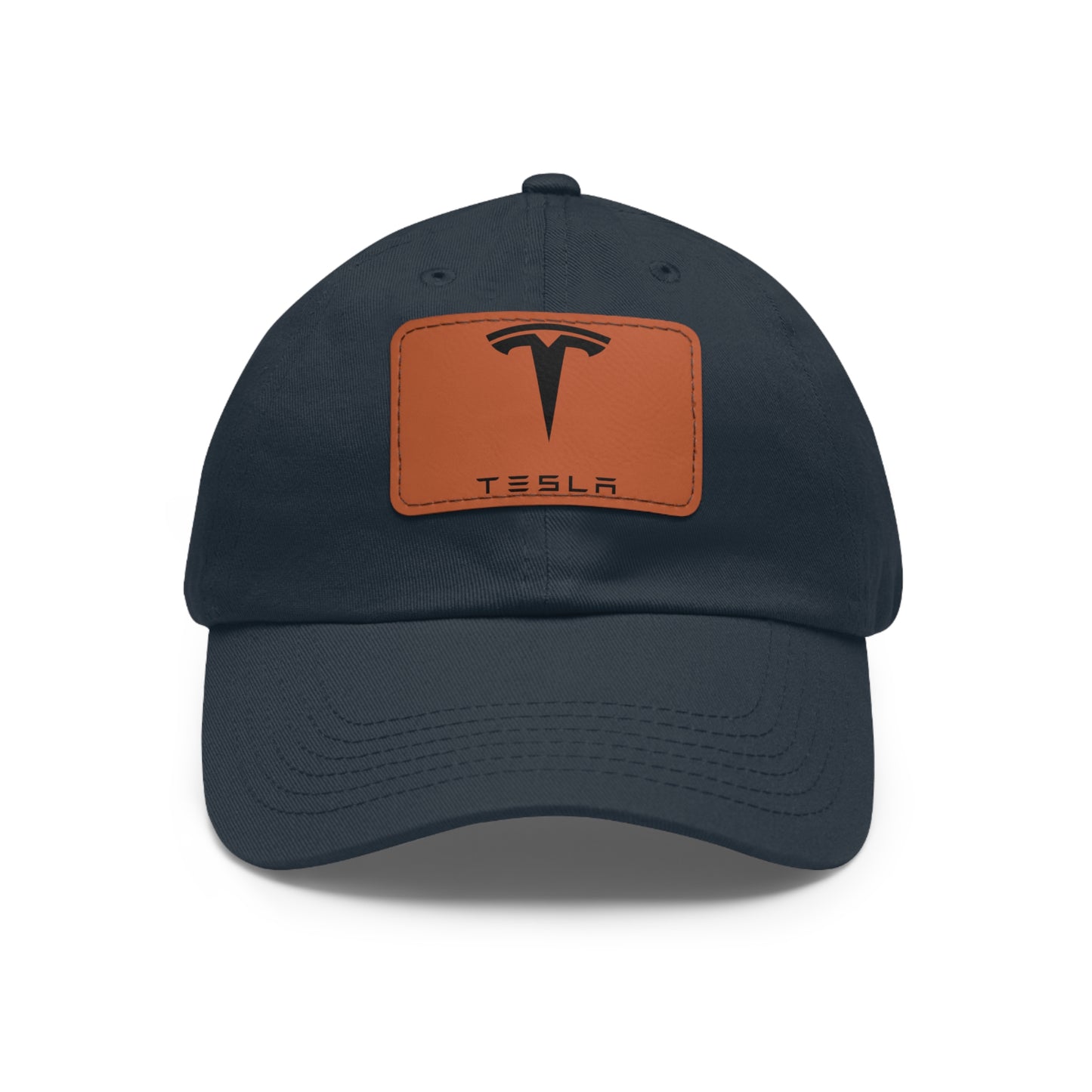 Dad Leather Patch Hat Tesla  – Timeless Style, Perfect Fit