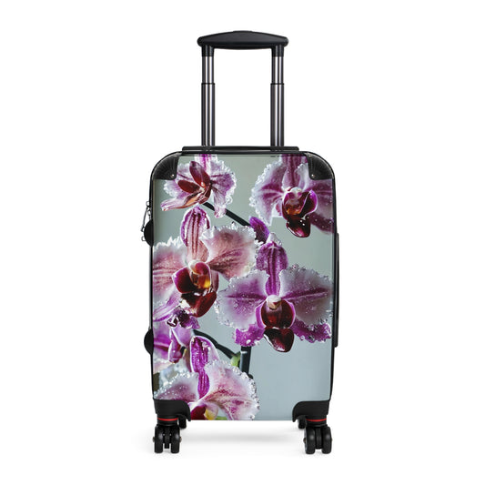 Nature Flowers Floral Spring Purple Art Carry-On Suitcase - Stylish Luggage for Travelers