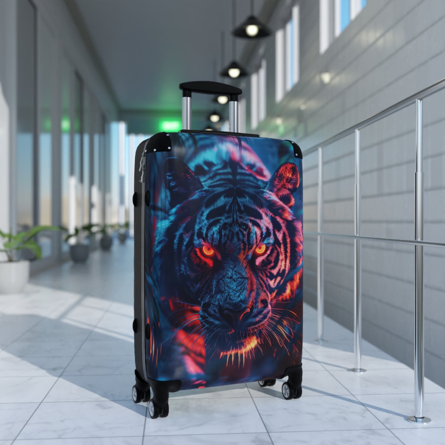 Animals Tiger Fierce Art Carry-On Suitcase - Stylish Luggage for Travelers