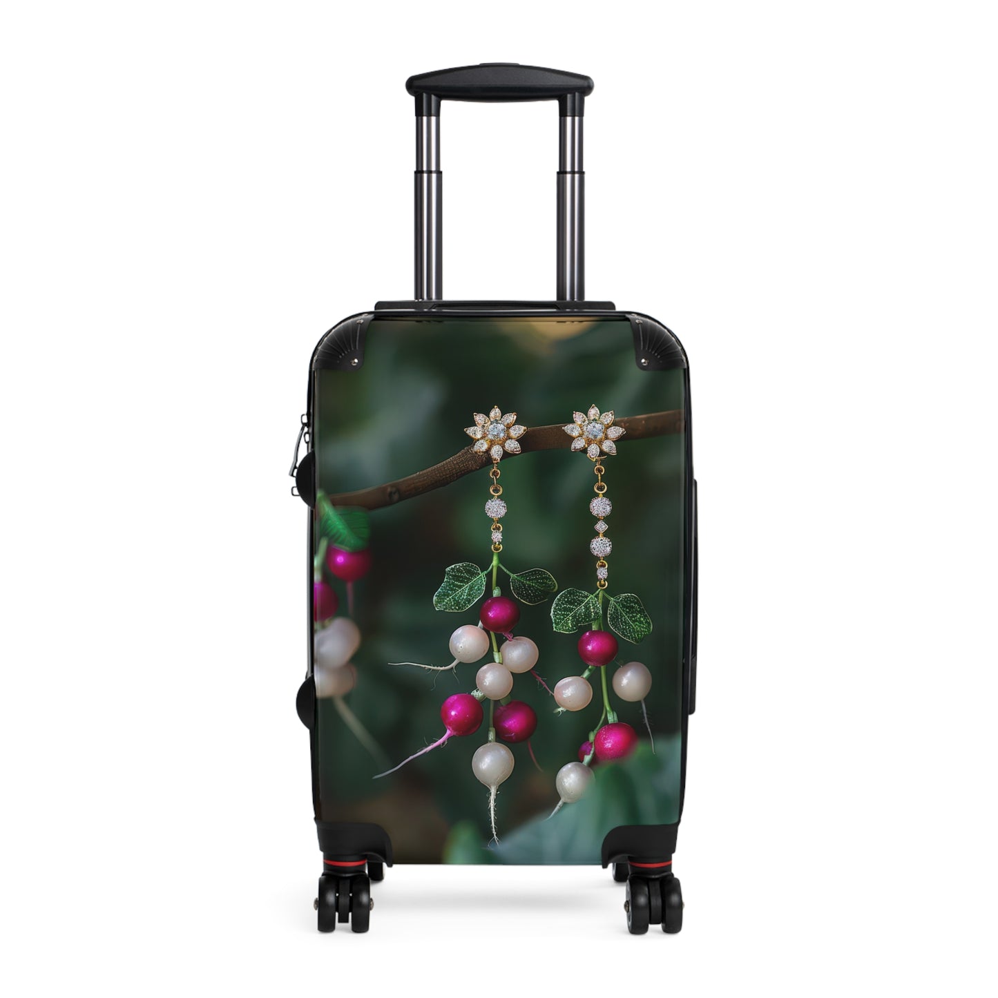 Nature Earings Leaves Art Carry-On Suitcase - Stylish Luggage for Travelers