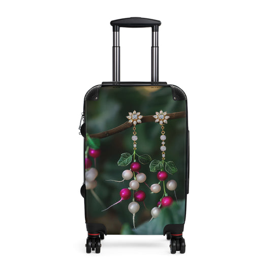 Nature Earings Leaves Art Carry-On Suitcase - Stylish Luggage for Travelers