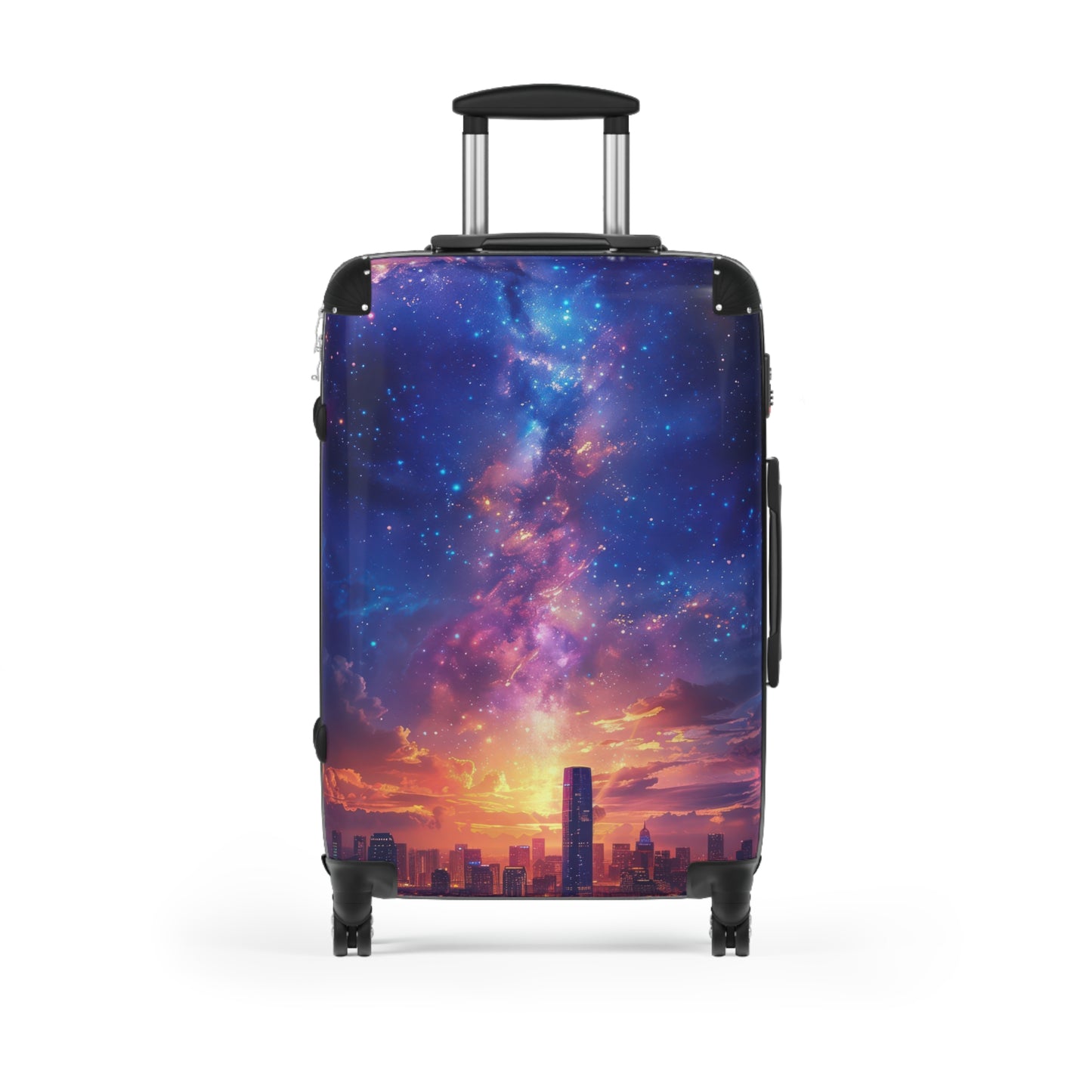 Nature Vibrant Cosmic Art Carry-On Suitcase - Stylish Luggage for Travelers