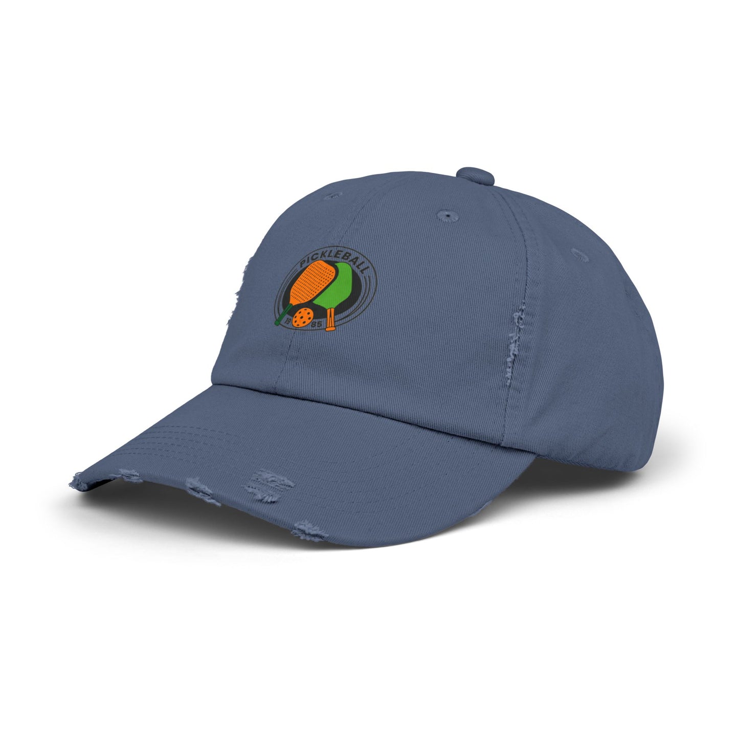 Pickle Ball 1985 Vintage Distressed Dad Hat Unisex Adjustable Cotton Twill Baseball Cap for Casual Everyday Wear