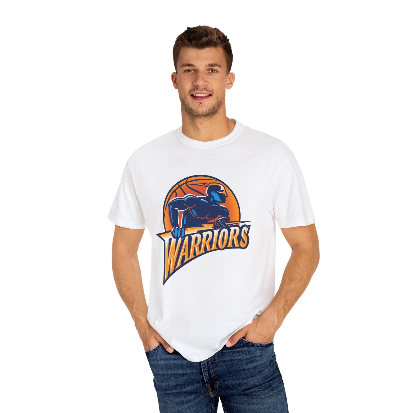 Golden State Warriors Game Day Garment-Dyed T-Shirt – Premium Cotton Tee for Customization