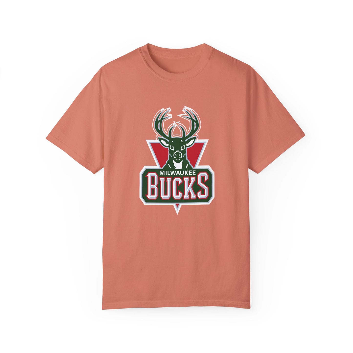 Milwaukee Bucks Hoop Lifestyle Garment-Dyed T-Shirt – Premium Cotton Tee for Customization