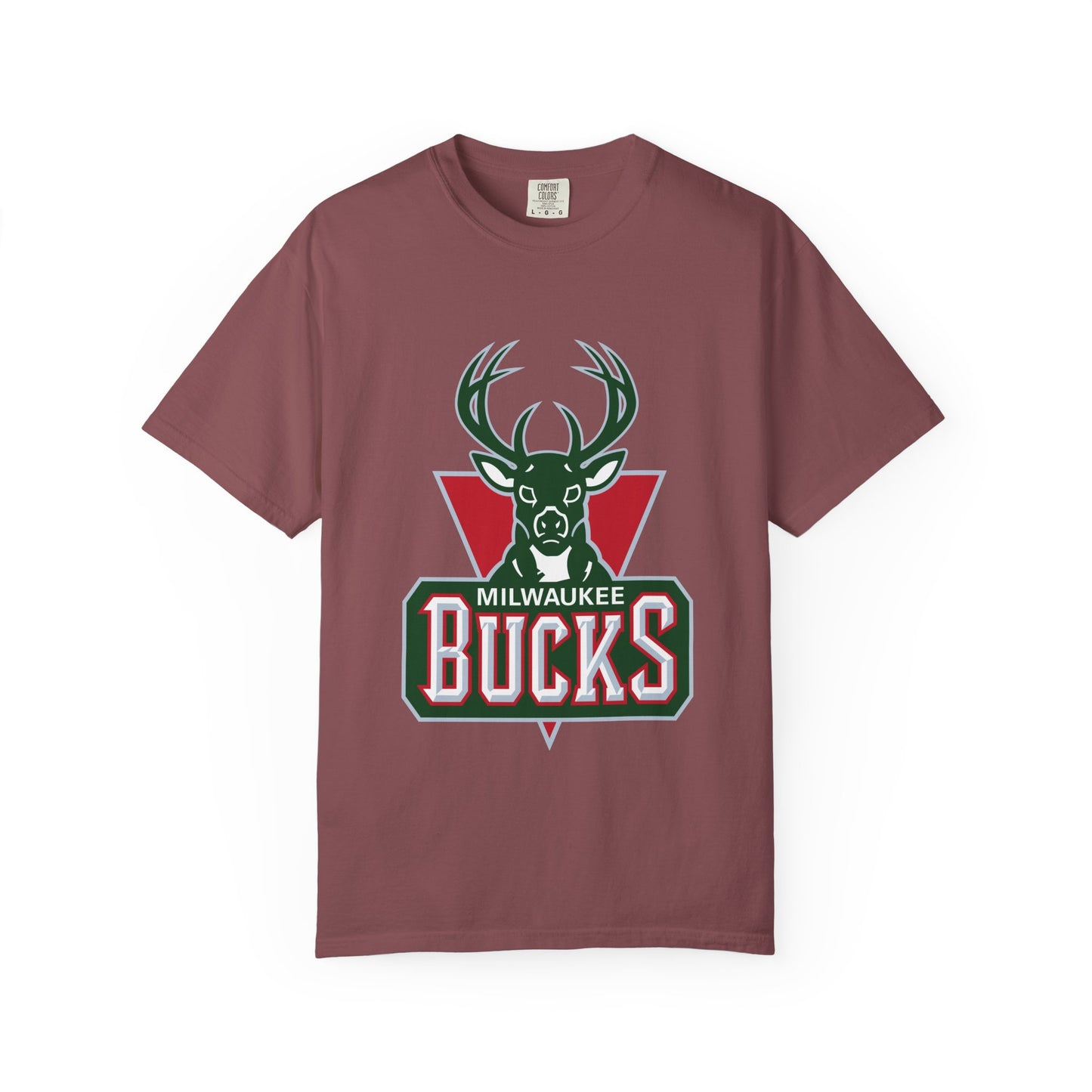 Milwaukee Bucks Strong Garment-Dyed T-Shirt – Premium Cotton Tee for Customization