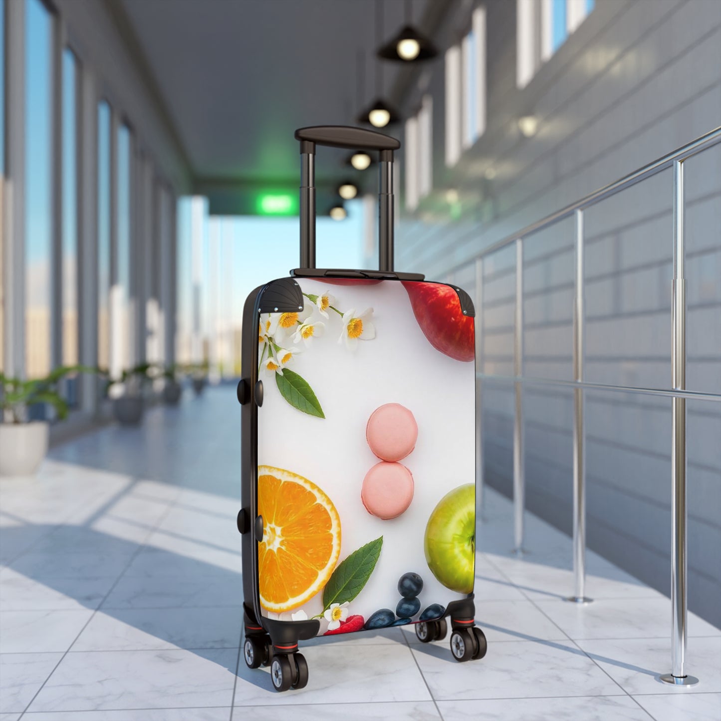 Nature Flowers Floral Fruit Art Carry-On Suitcase - Stylish Luggage for Travelers