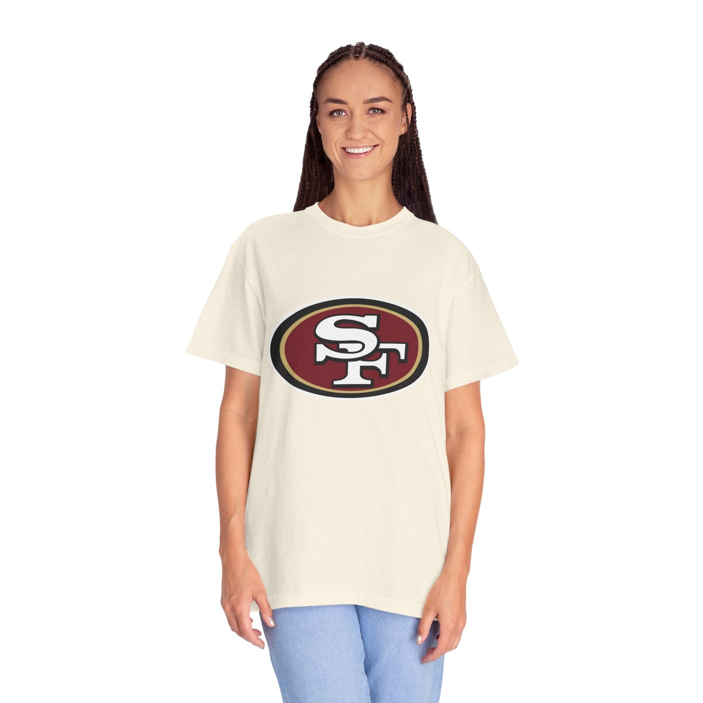 San Francisco 49ers Fan Gifts Garment-Dyed T-Shirt – Premium Cotton Tee for Customization