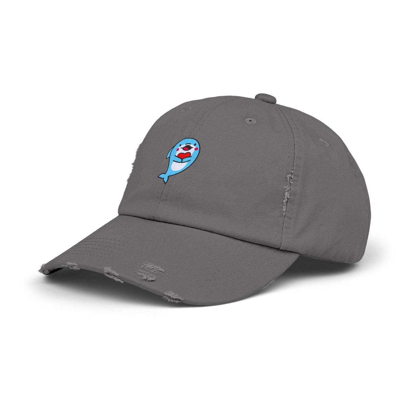 Dolphin Vintage Distressed Dad Hat Unisex Adjustable Cotton Twill Baseball Cap for Casual Everyday Wear