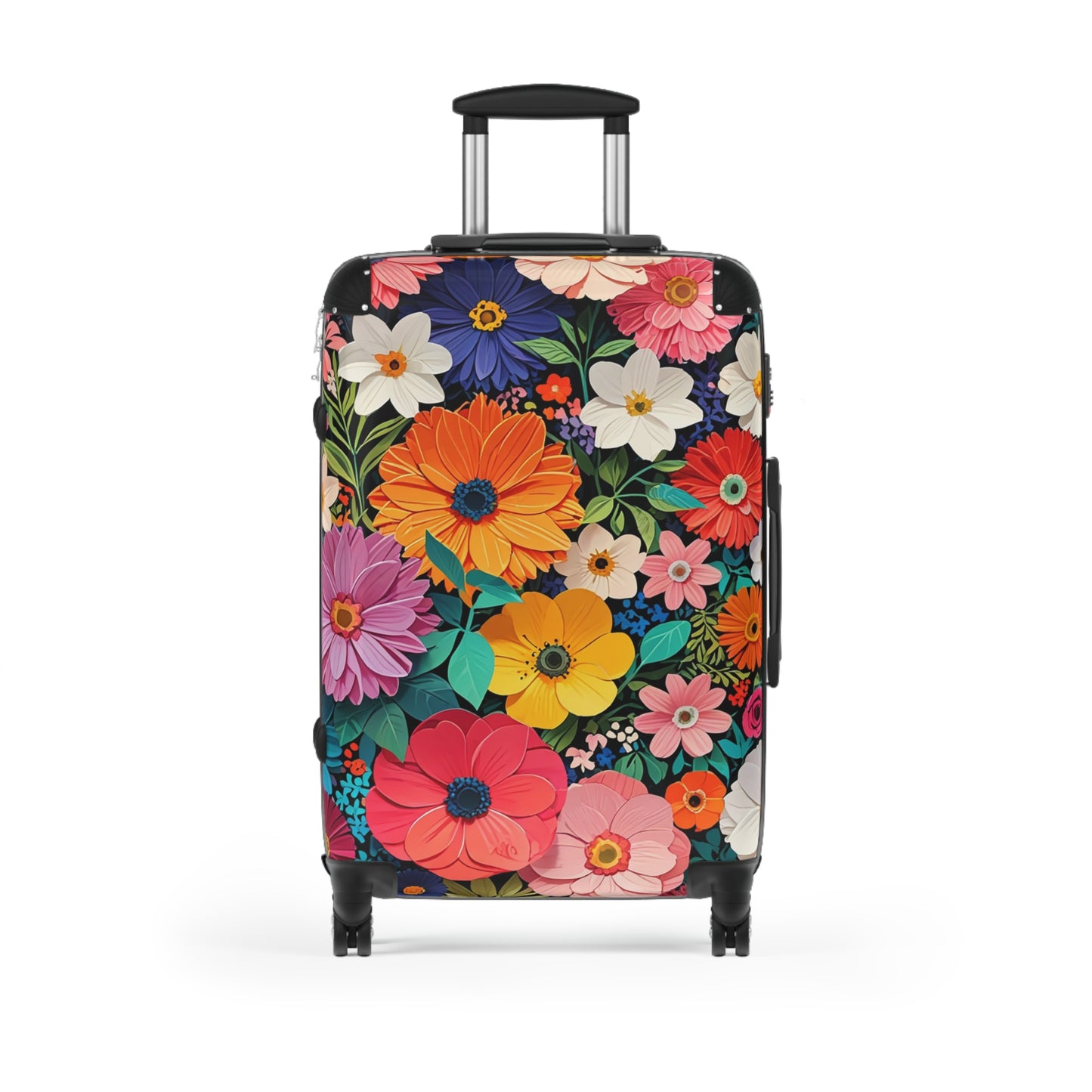 Nature Flowers Floral Art Carry-On Suitcase - Stylish Luggage for Travelers