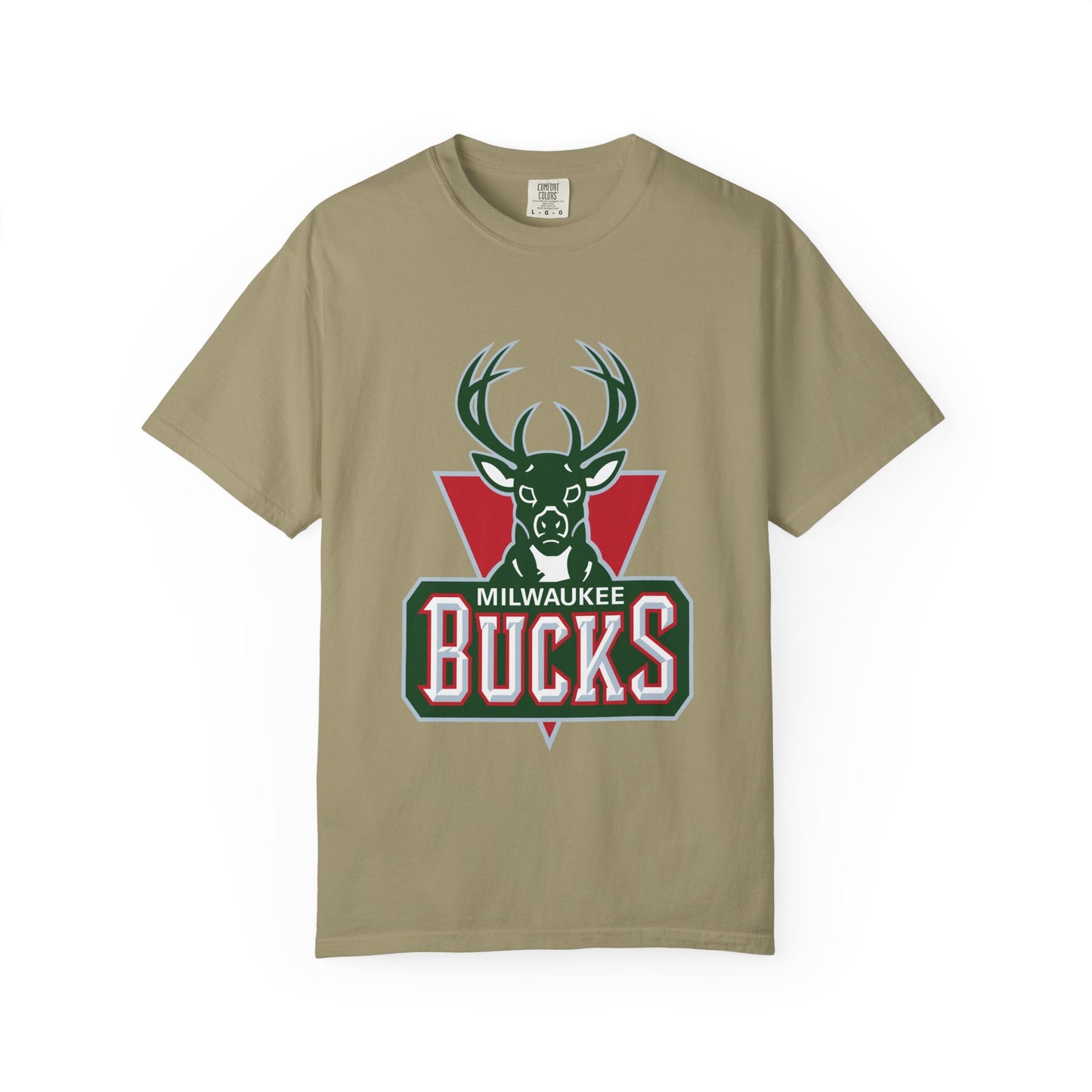 Milwaukee Bucks Strong Garment-Dyed T-Shirt – Premium Cotton Tee for Customization