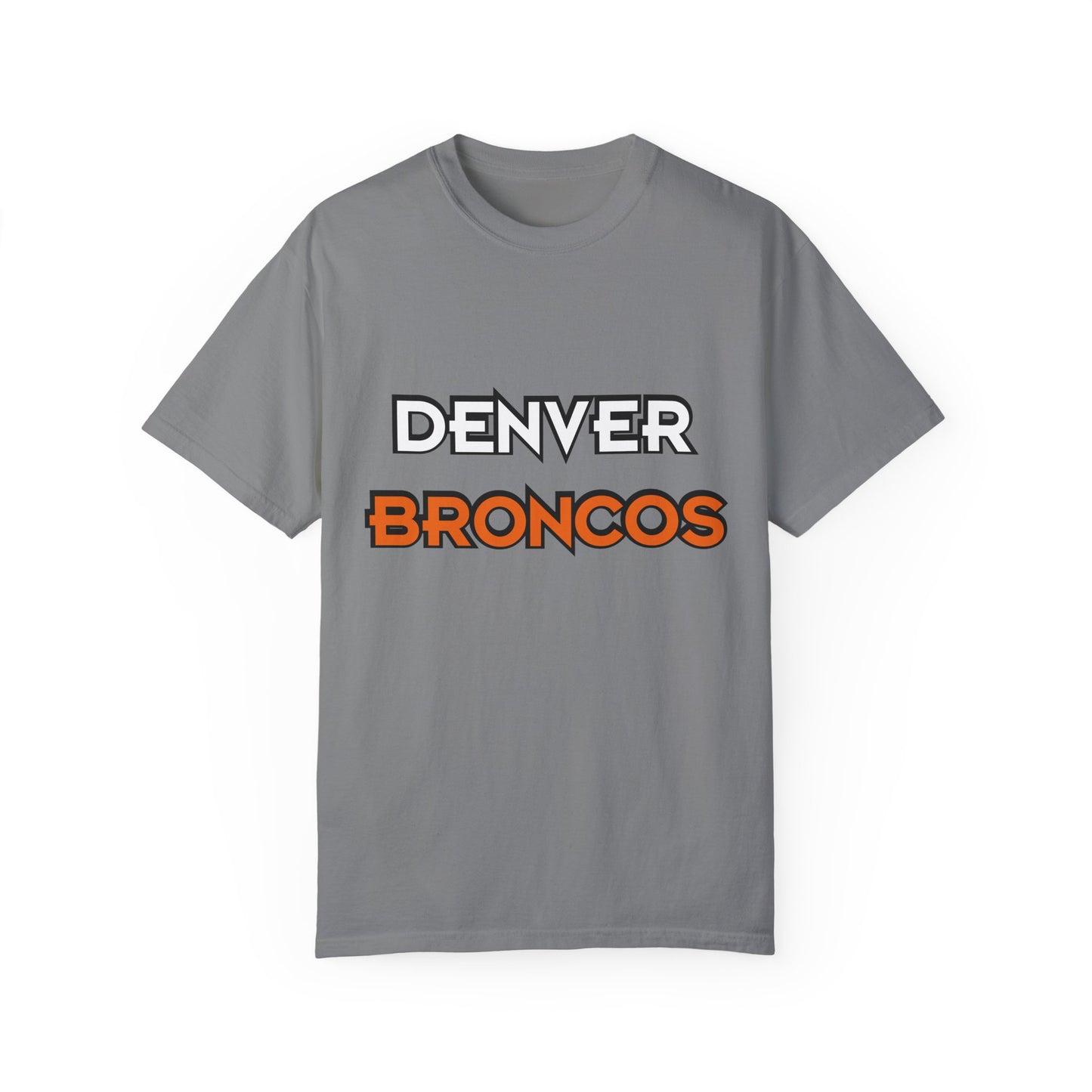 Denver Broncos Pride Garment-Dyed T-Shirt – Premium Cotton Tee for Customization