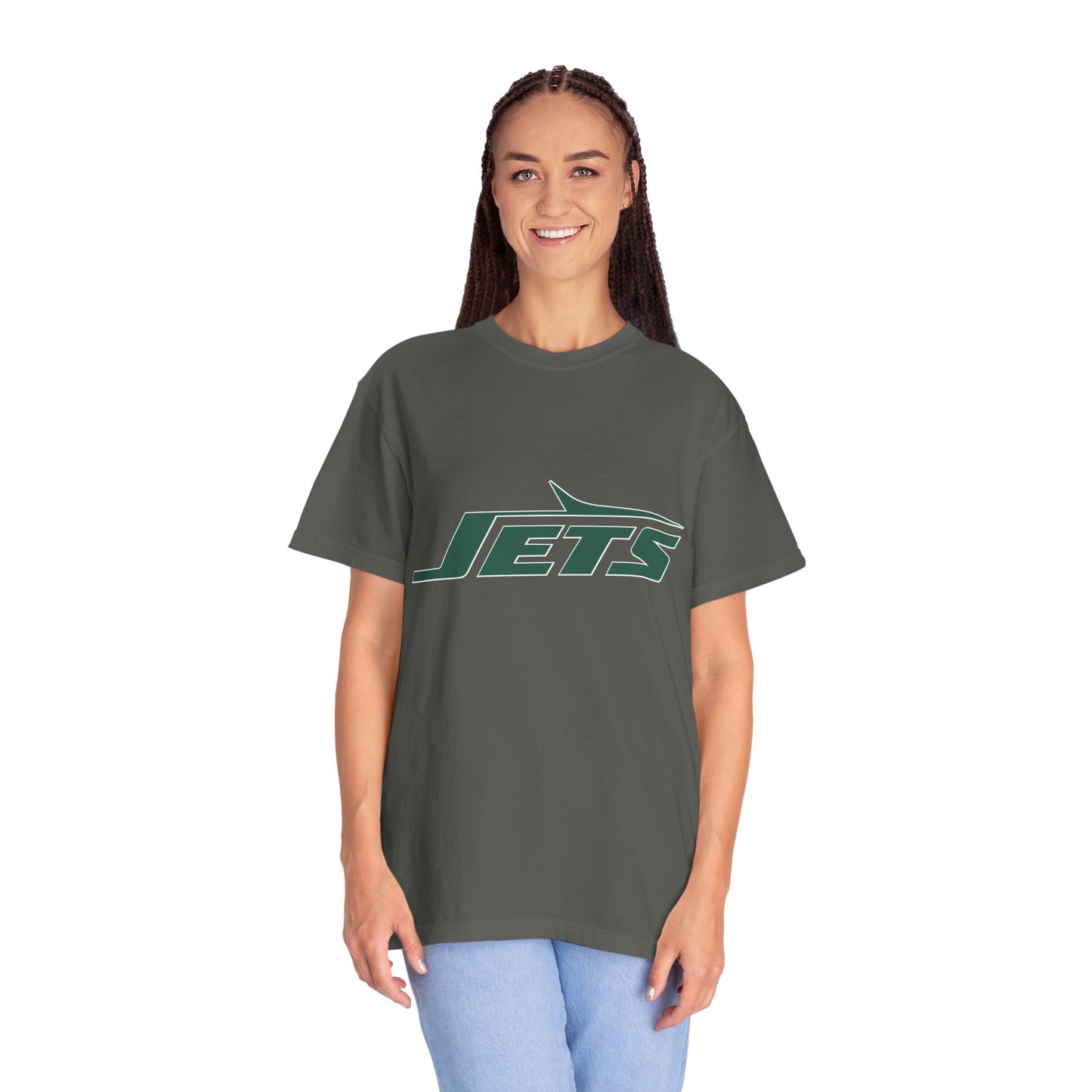New York Jets Football Accessories Garment-Dyed T-Shirt – Premium Cotton Tee for Customization