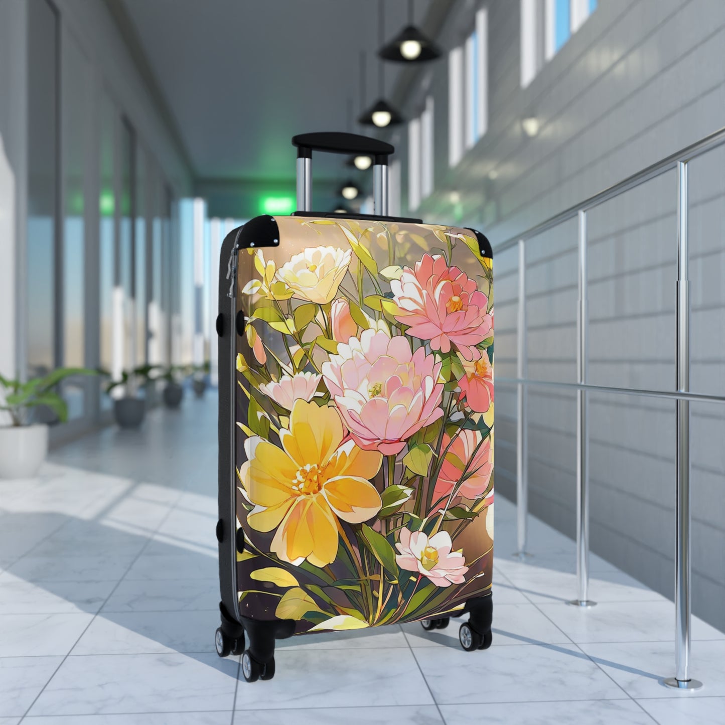 Nature Flowers Floral Srping Wild Art Carry-On Suitcase - Stylish Luggage for Travelers