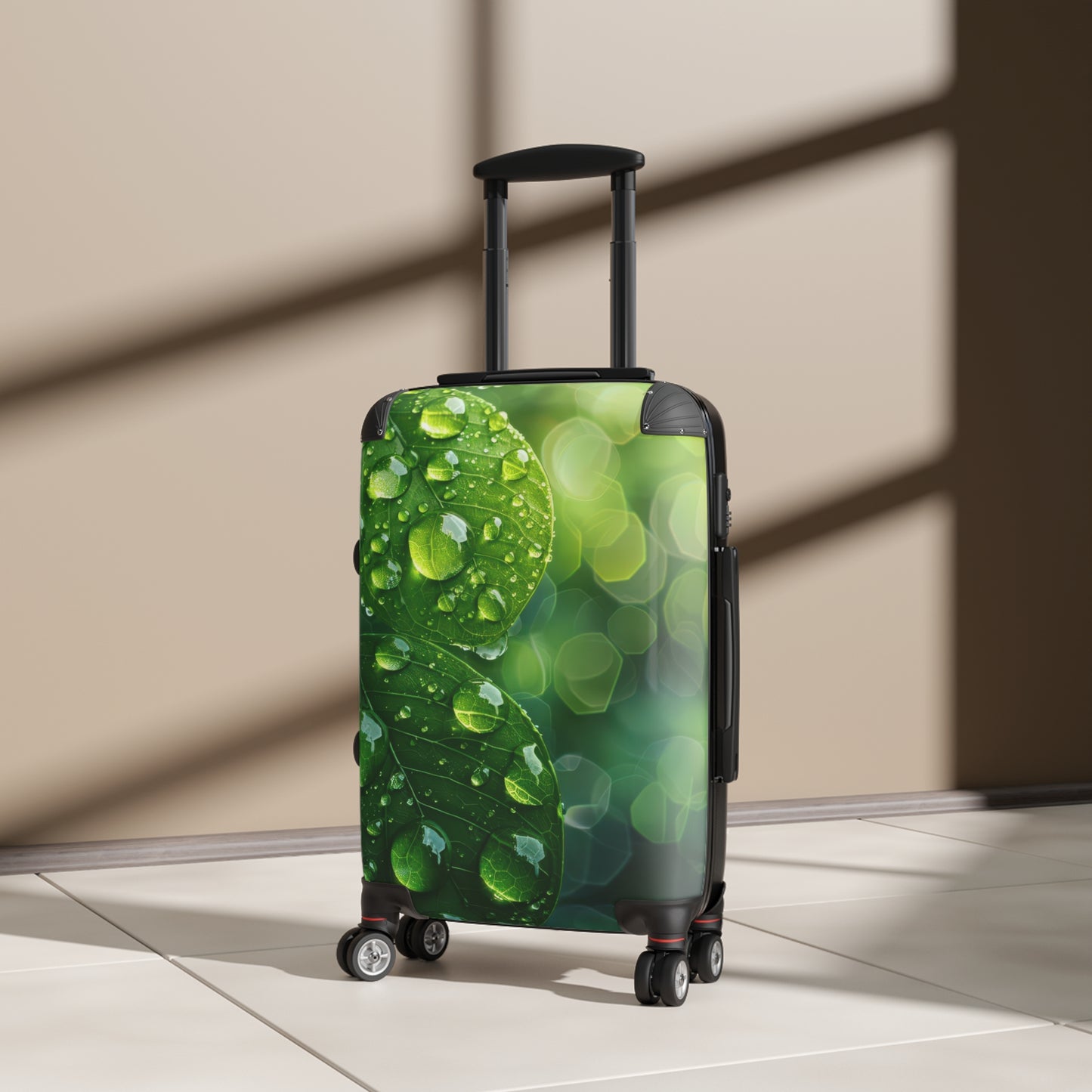 Nature Green Leaves Art Carry-On Suitcase - Stylish Luggage for Travelers