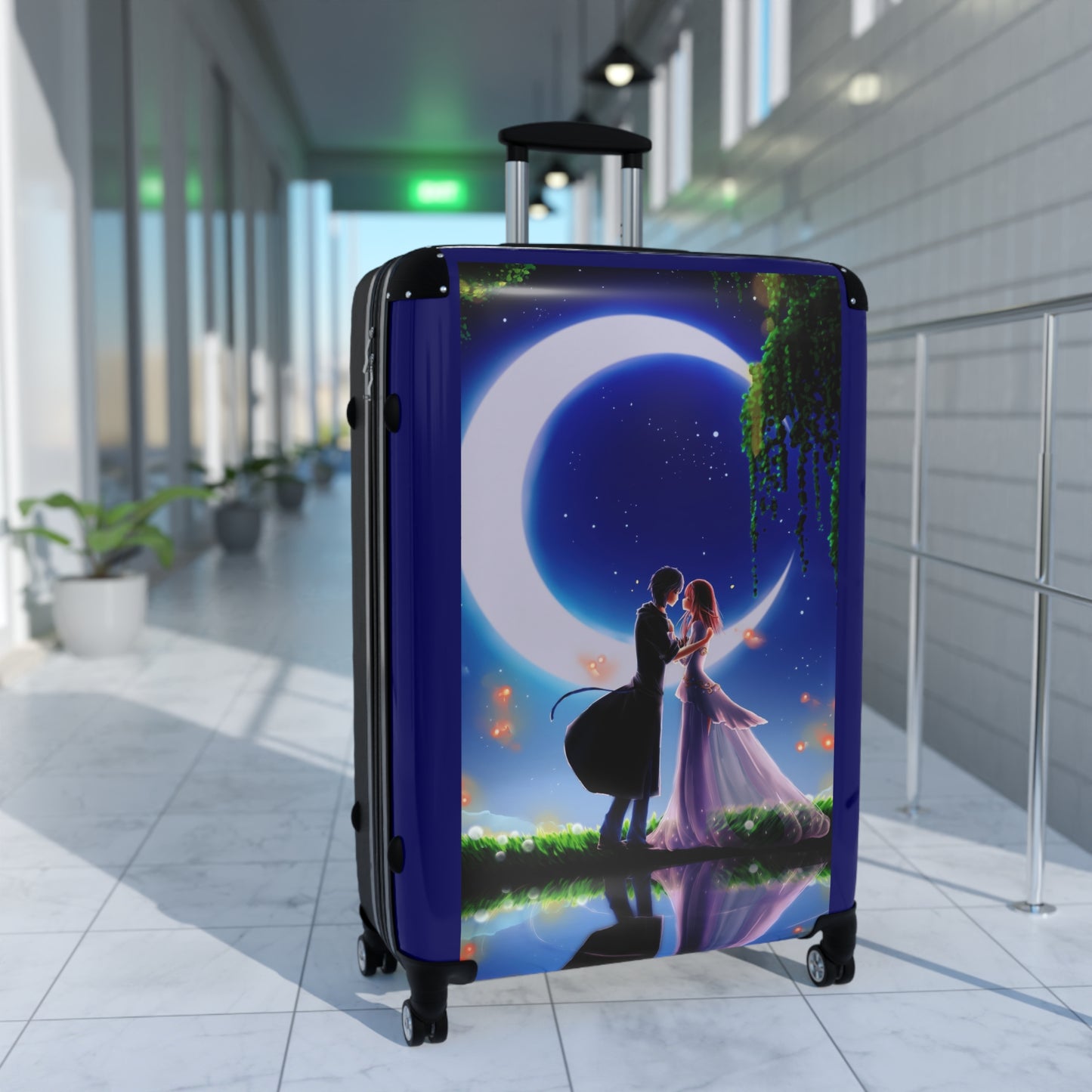 Love Couple Kiss Art Carry-On Suitcase - Stylish Luggage for Travelers
