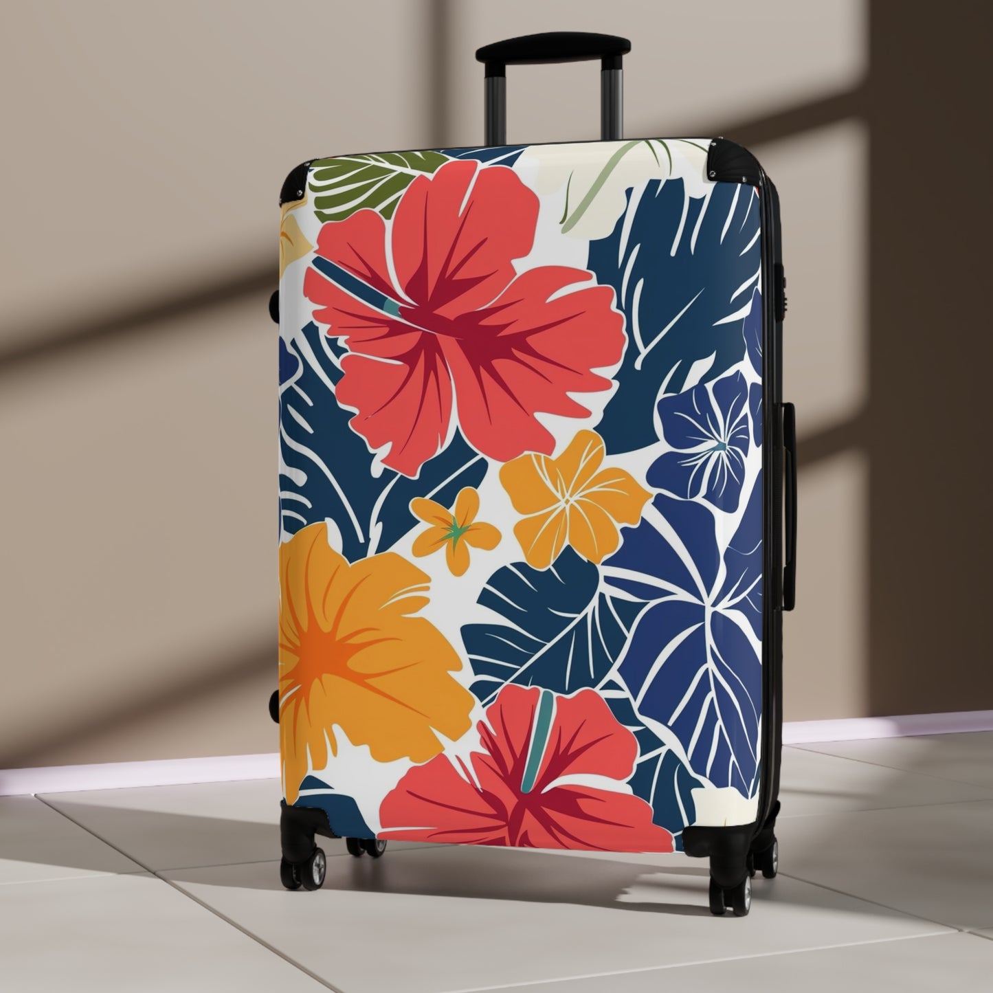 Nature Flowers Floral Animated Art Carry-On Suitcase - Stylish Luggage for Travelers