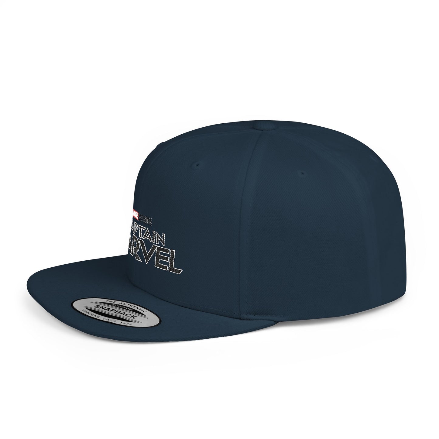 Marvel Captain Marvel Flat Bill Snapback – Lightweight, Custom Fit, Premium Quality
