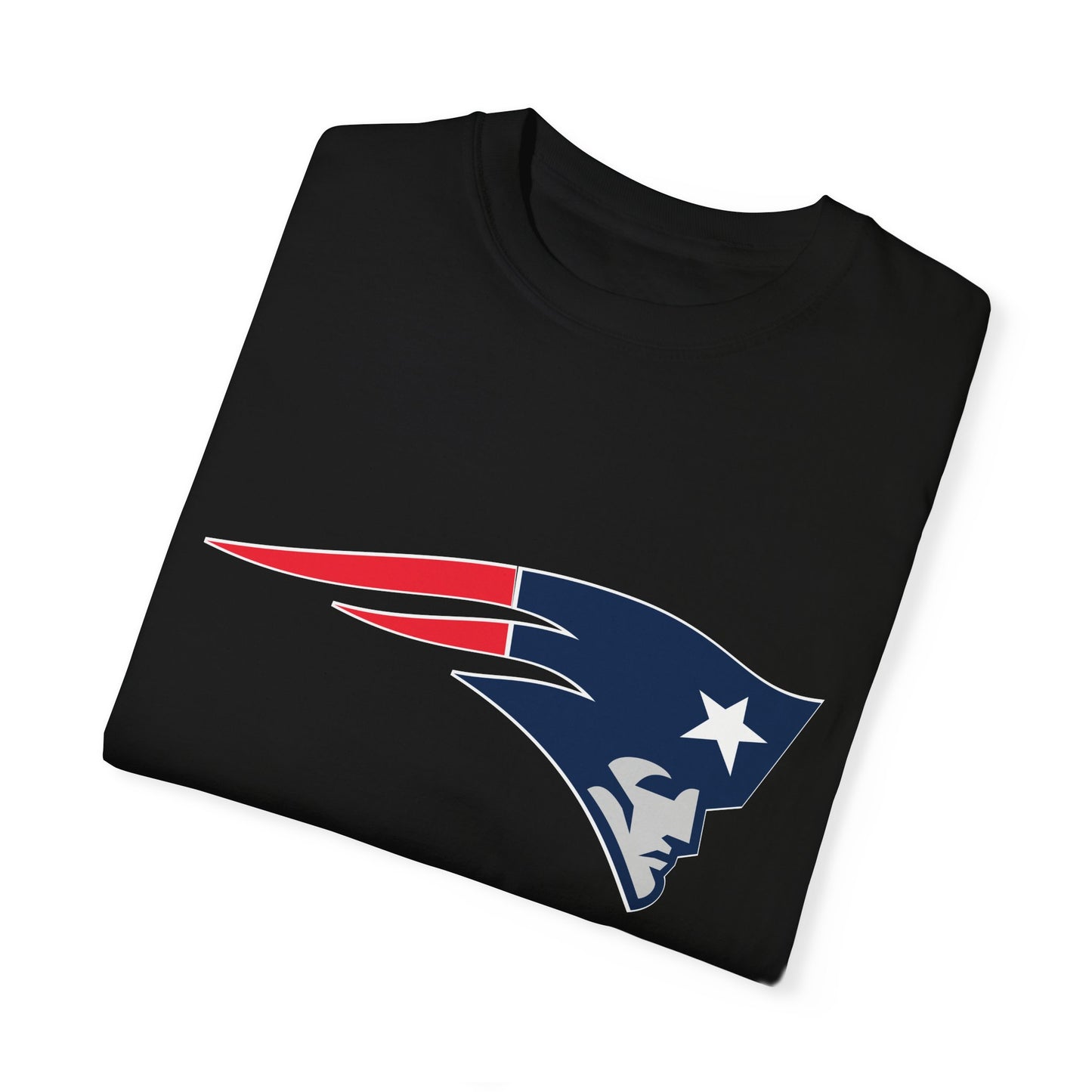 New England Patriots Gear Garment-Dyed T-Shirt – Premium Cotton Tee for Customization