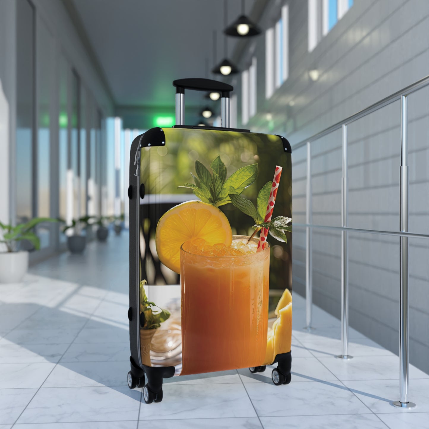 Nature Summer Orange Juice Carry-On Suitcase - Stylish Luggage for Travelers