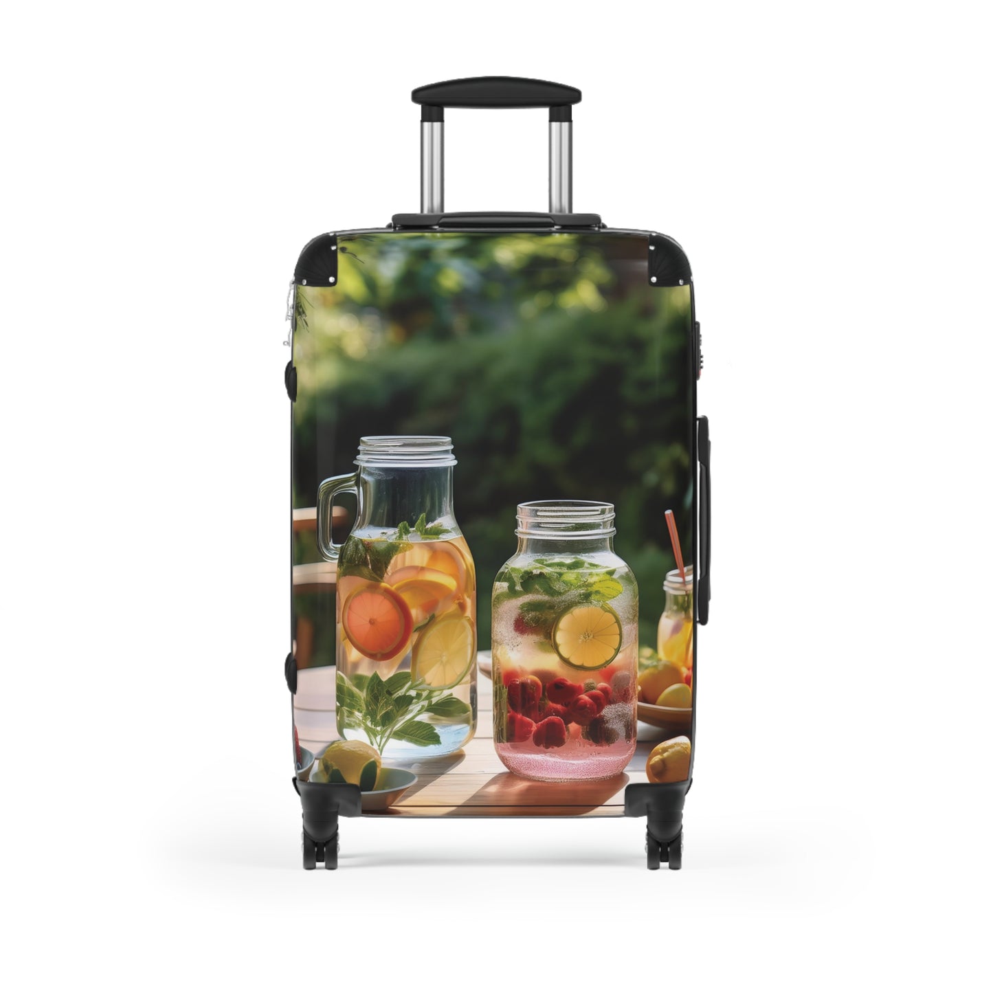 Nature Summer Drinks With Citrus Carry-On Suitcase - Stylish Luggage for Travelers