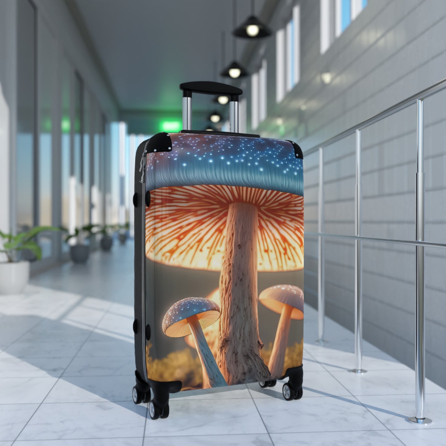 Art Mushroom Forest Carry-On Suitcase - Stylish Luggage for Travelers