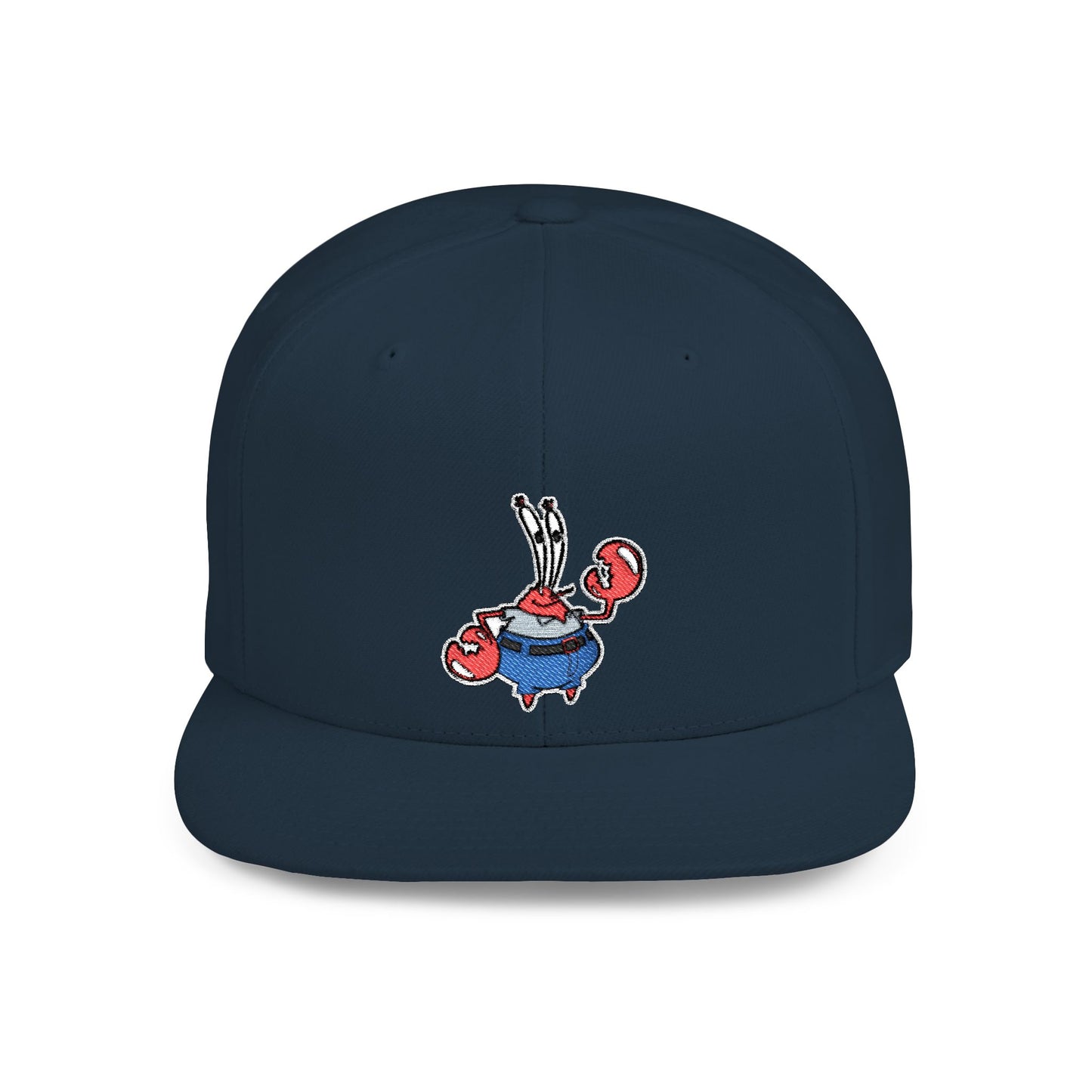 Spongebob Squarepants Mr Krabs Flat Bill Snapback – Lightweight, Custom Fit, Premium Quality
