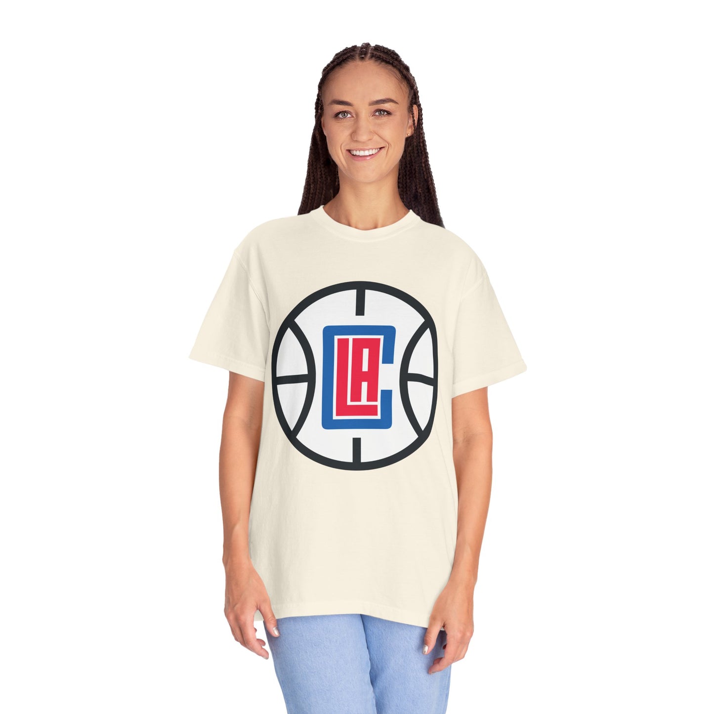 LA Clippers Garment-Dyed T-Shirt – Premium Cotton Tee for Customization