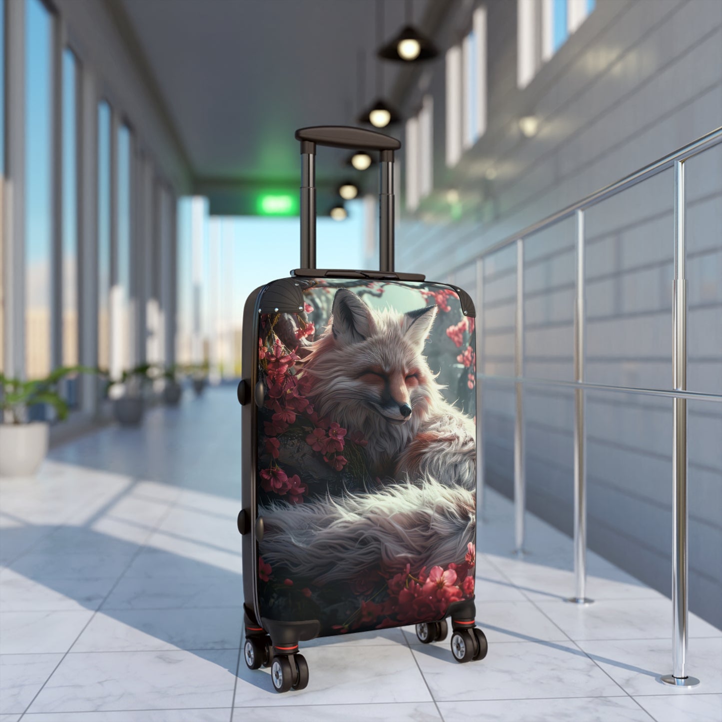 Nature Fox Rests Art Carry-On Suitcase - Stylish Luggage for Travelers