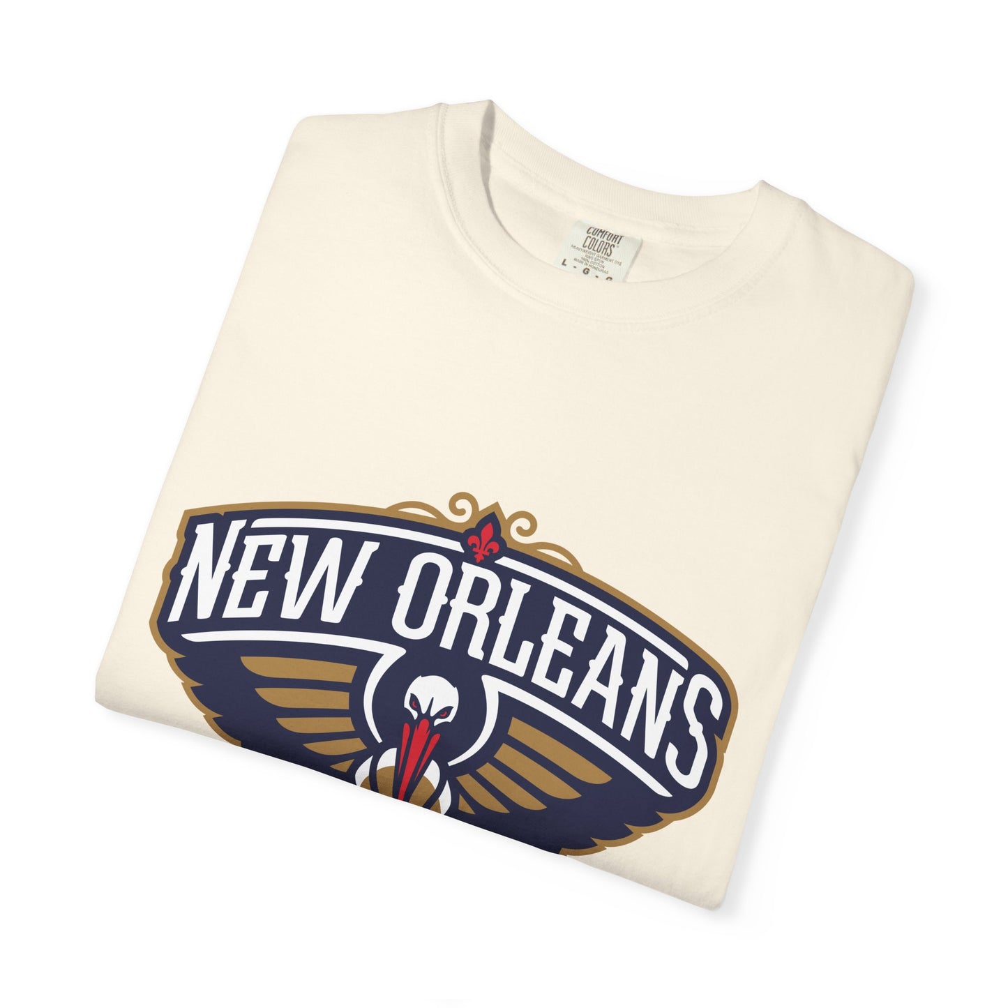 New Orleans Pelicans Garment-Dyed T-Shirt – Premium Cotton Tee for Customization
