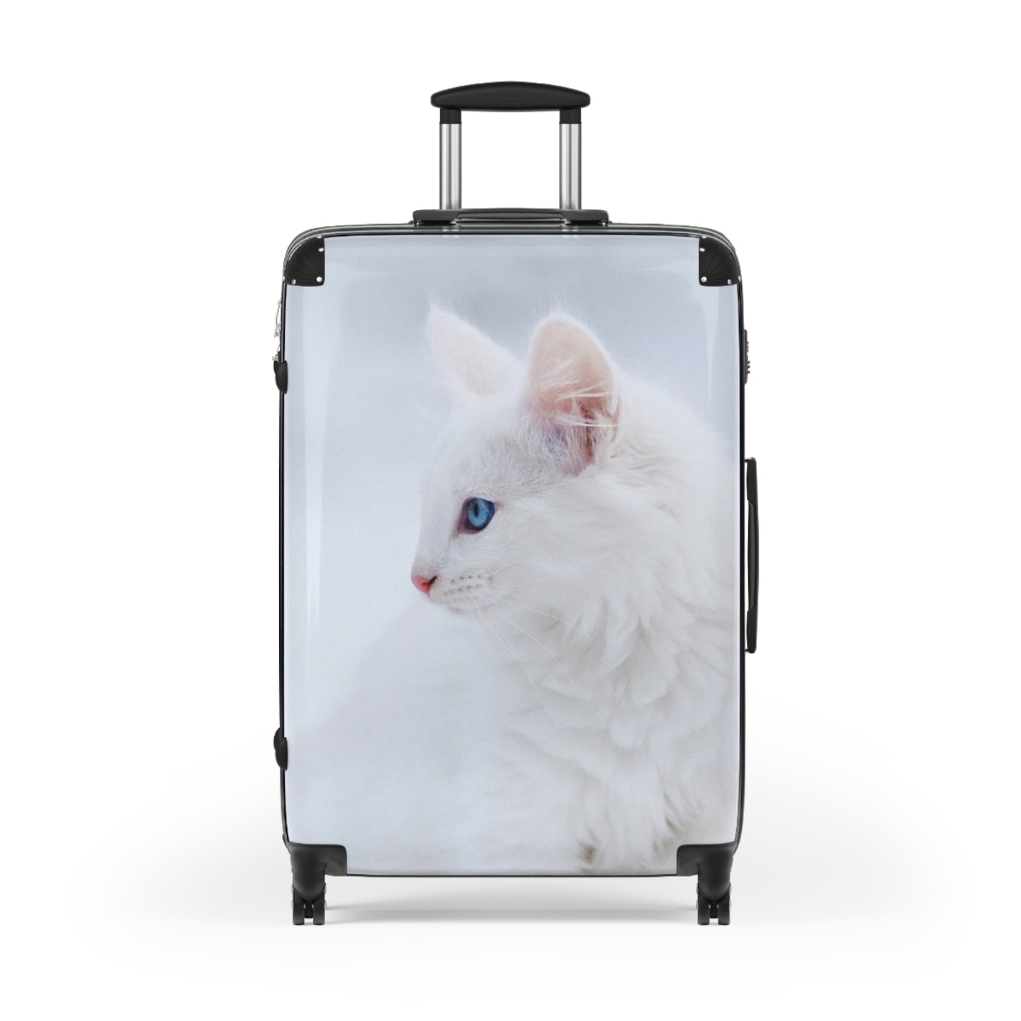 Animals Kitten White Carry-On Suitcase - Stylish Luggage for Travelers