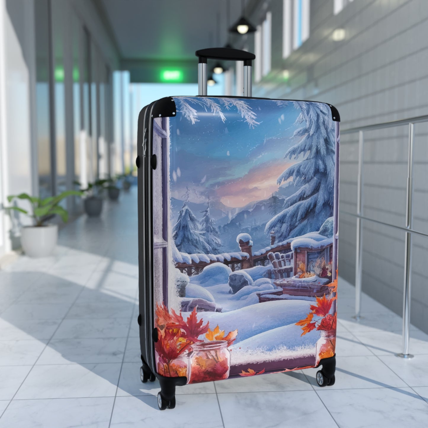 Nature Flowers Floral Lot Art Carry-On Suitcase - Stylish Luggage for Travelers