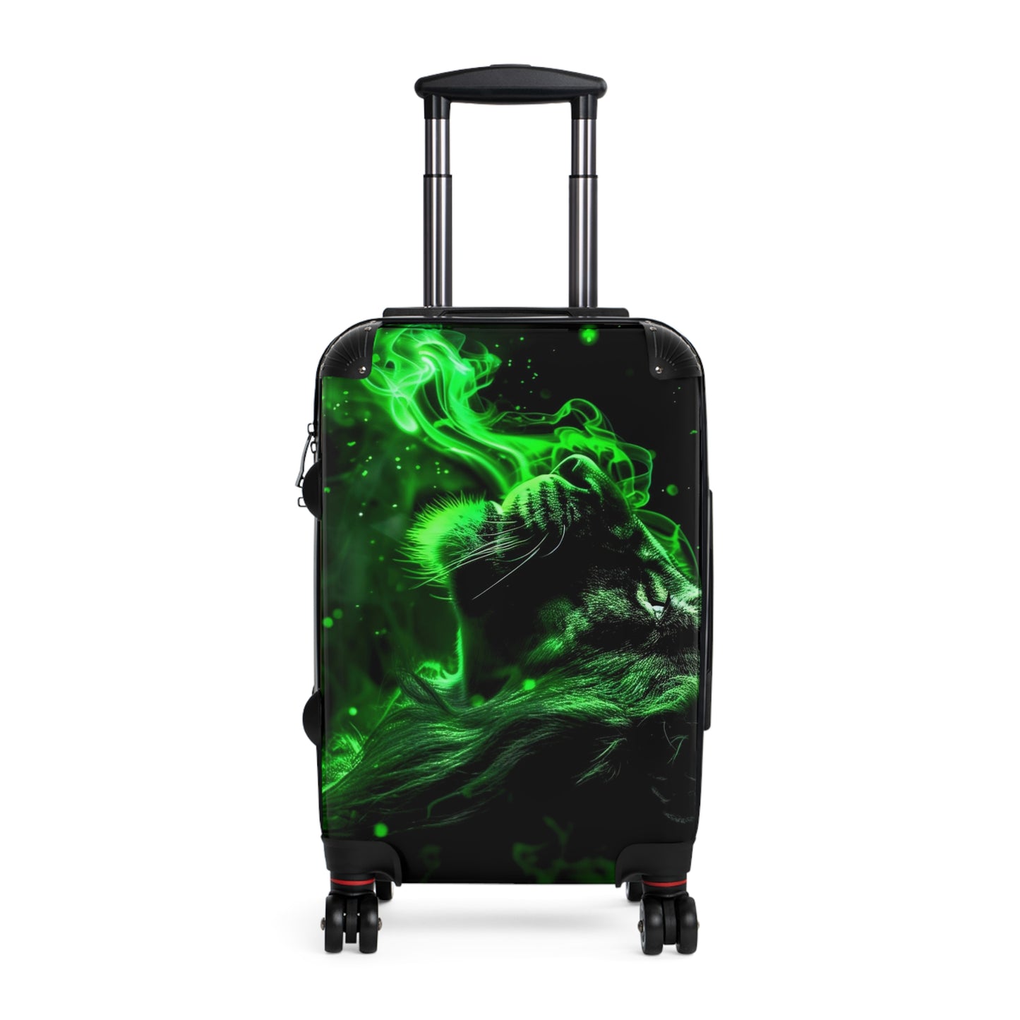 Animals Lion Green Carry-On Suitcase - Stylish Luggage for Travelers