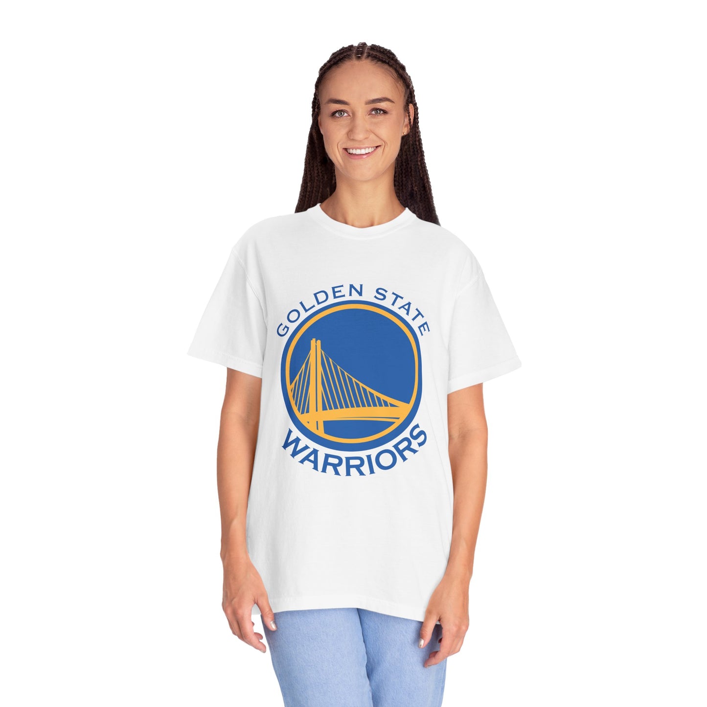 Golden State Warriors Garment-Dyed T-Shirt – Premium Cotton Tee for Customization