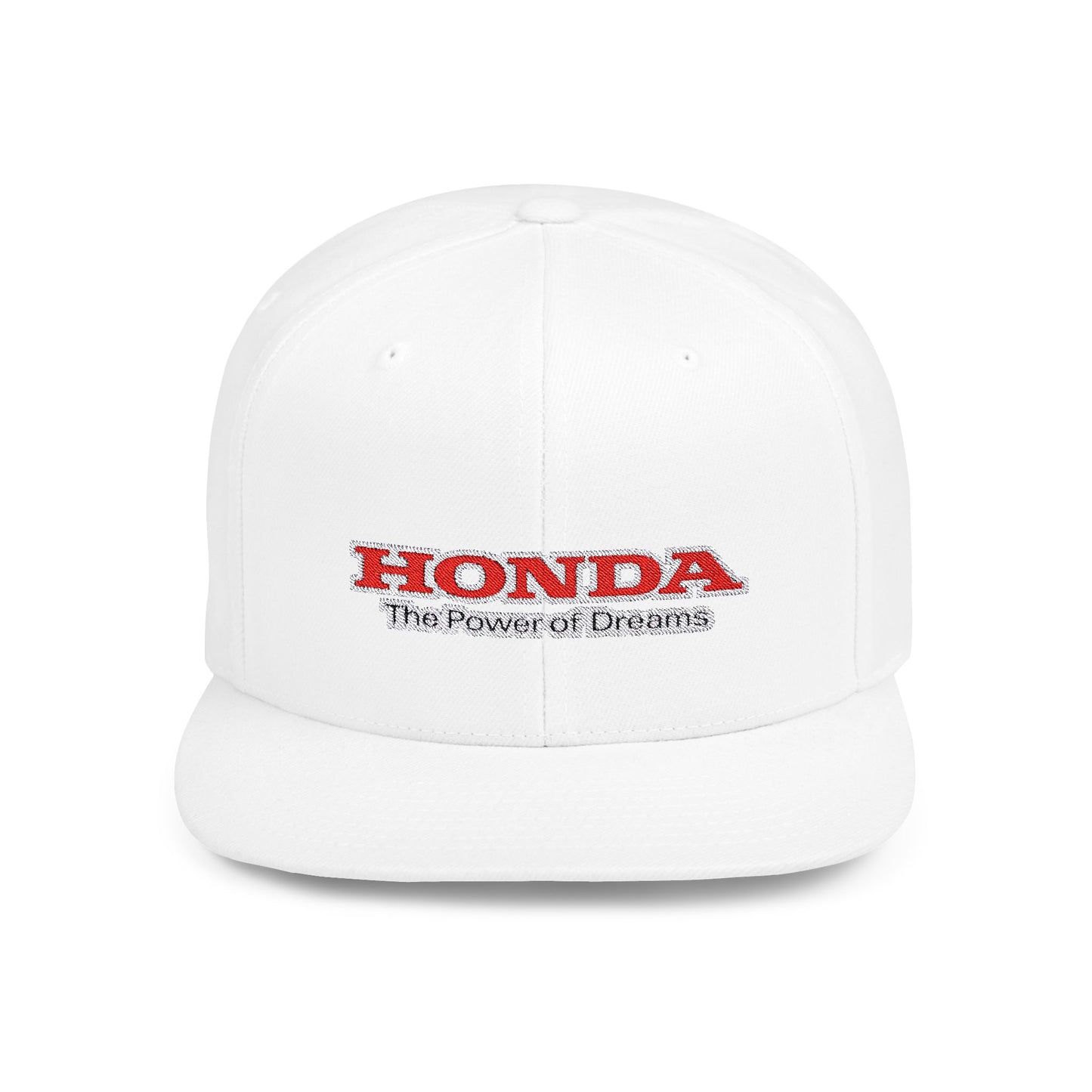 Honda Power of Dreams Flat Bill Snapback – Lightweight, Custom Fit, Premium Quality