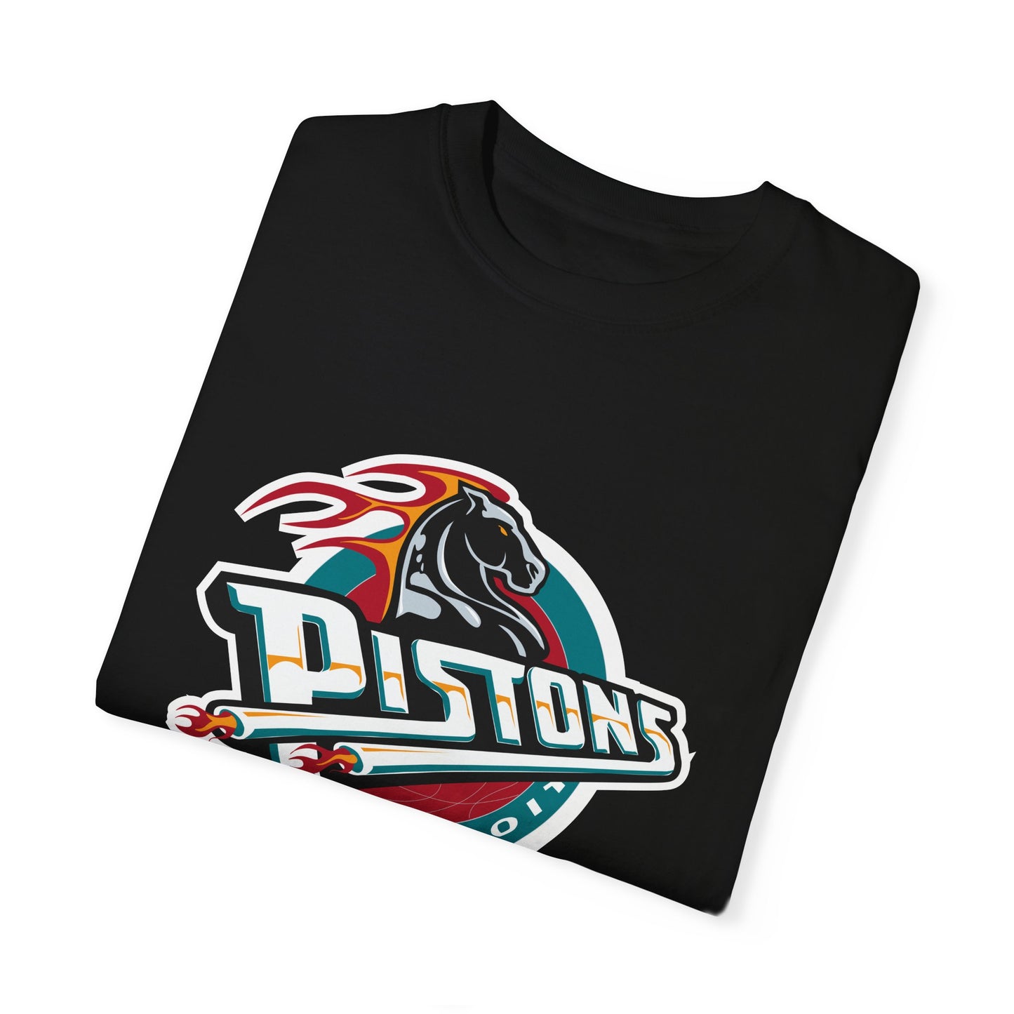 Detroit Pistons Basketball Life Garment-Dyed T-Shirt – Premium Cotton Tee for Customization