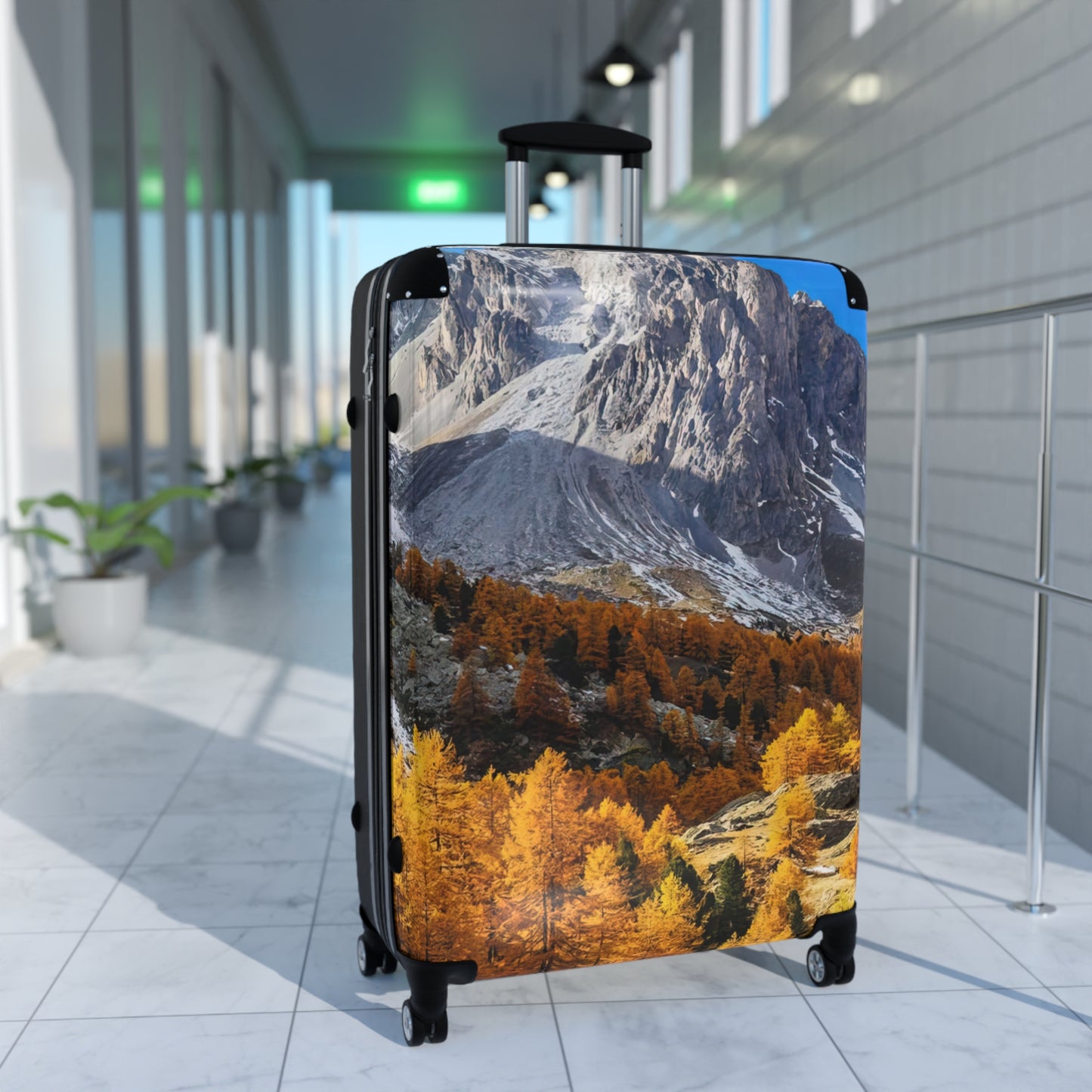 Nature Autumn Forest Mountain Art Carry-On Suitcase - Stylish Luggage for Travelers