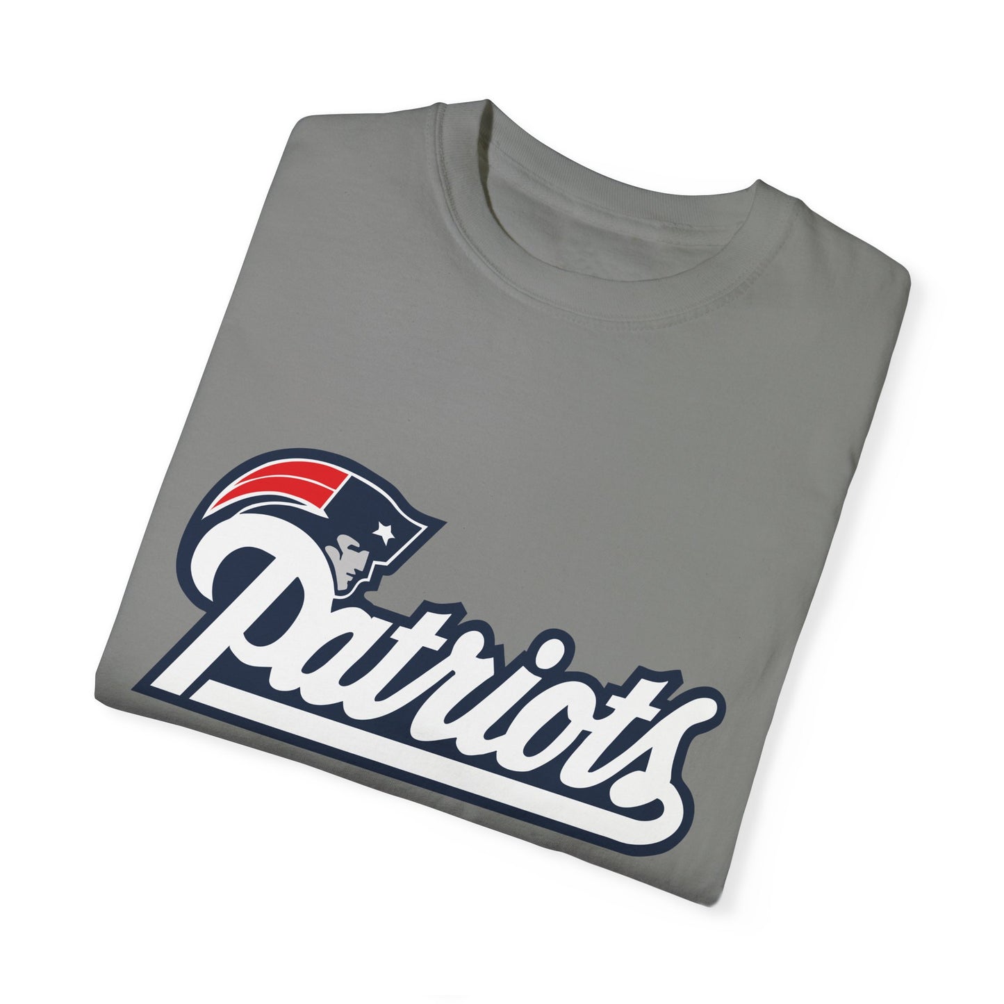 New England Patriots Fan Outfit Garment-Dyed T-Shirt – Premium Cotton Tee for Customization