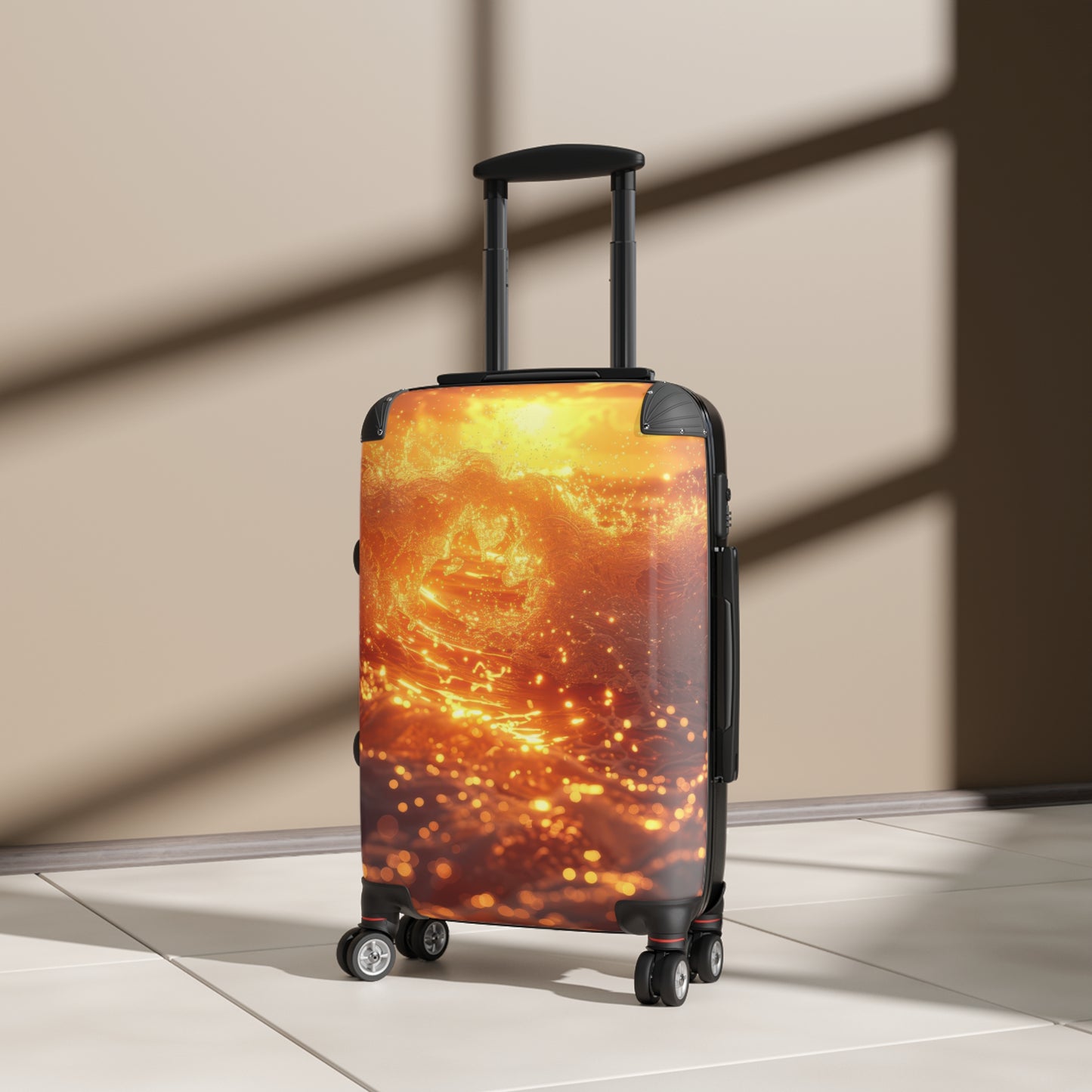 Nature Sunset Vibrant Art Carry-On Suitcase - Stylish Luggage for Travelers