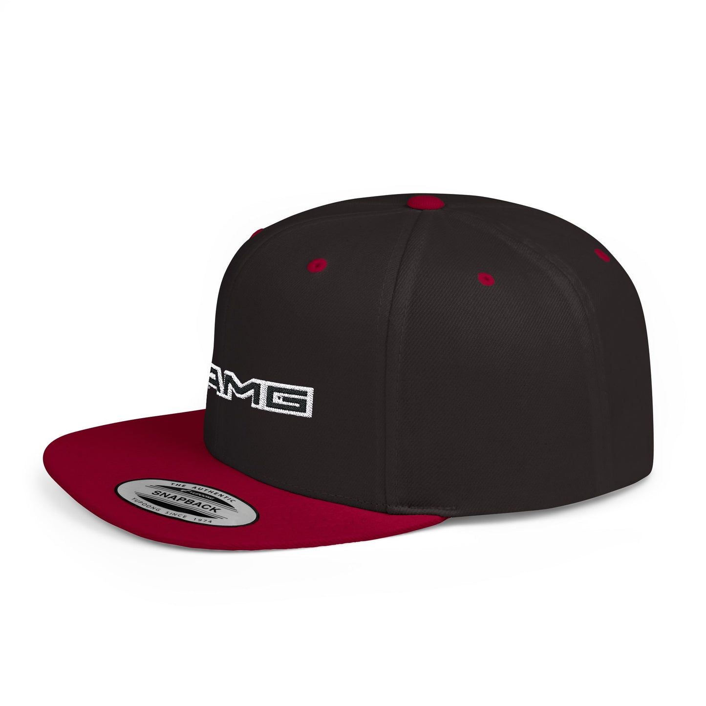 AMG Flat Bill Snapback – Lightweight, Custom Fit, Premium Quality