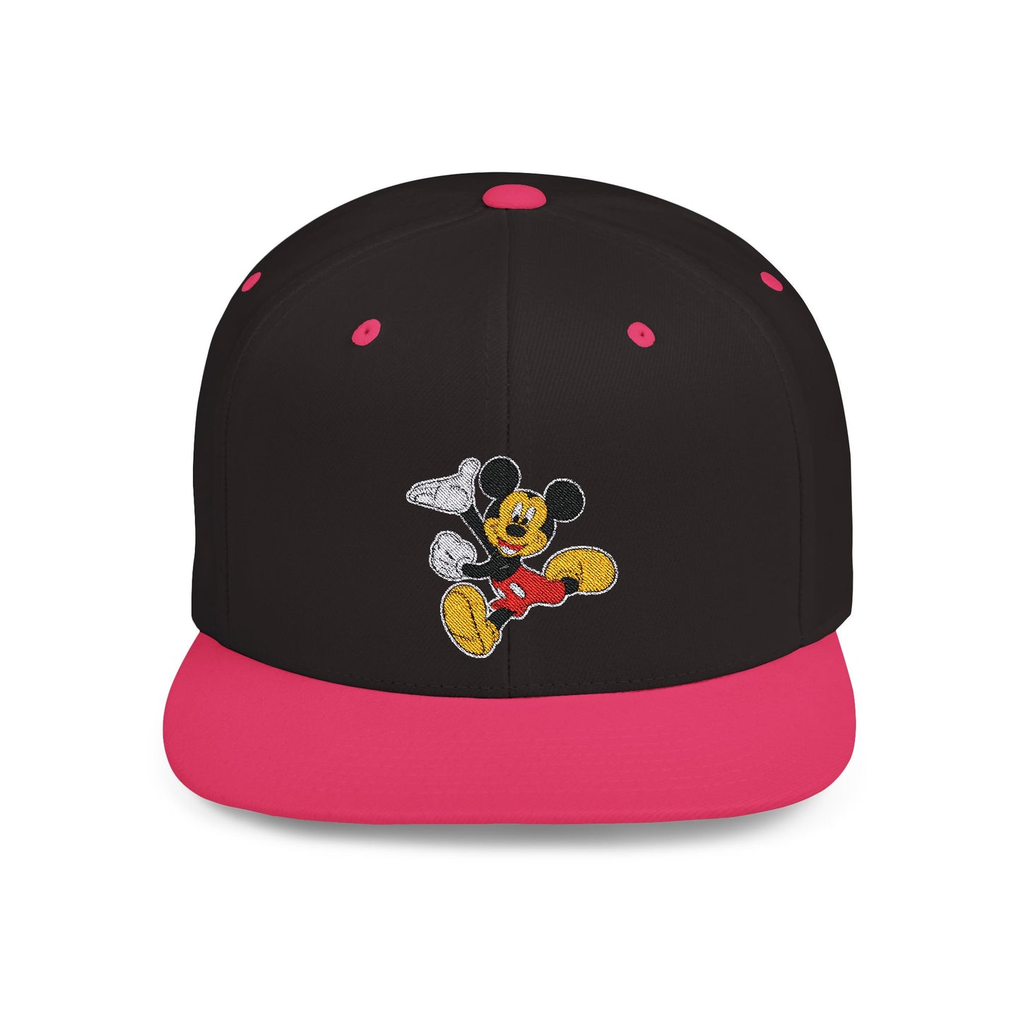 Mickey Mouse Love Flat Bill Snapback – Lightweight, Custom Fit, Premium Quality
