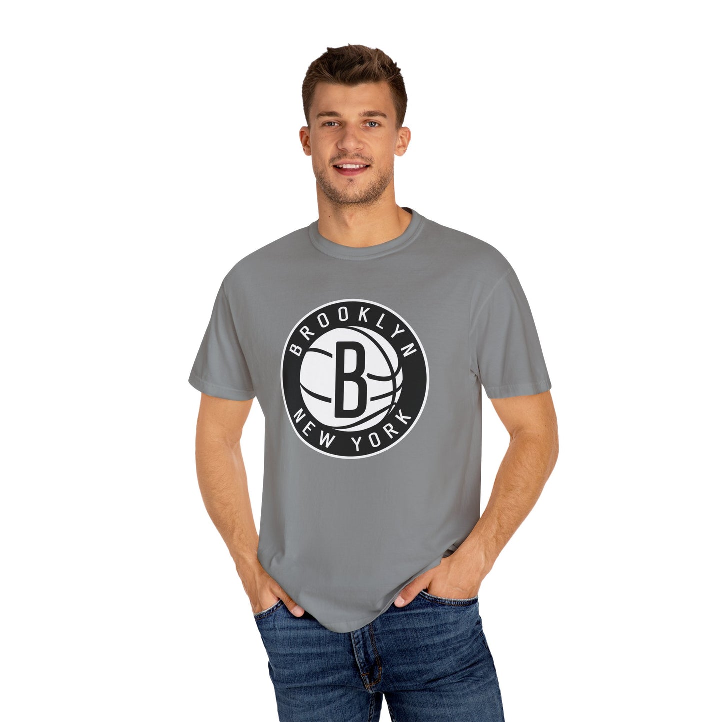 Brooklyn Nets Game Day Gear Garment-Dyed T-Shirt – Premium Cotton Tee for Customization