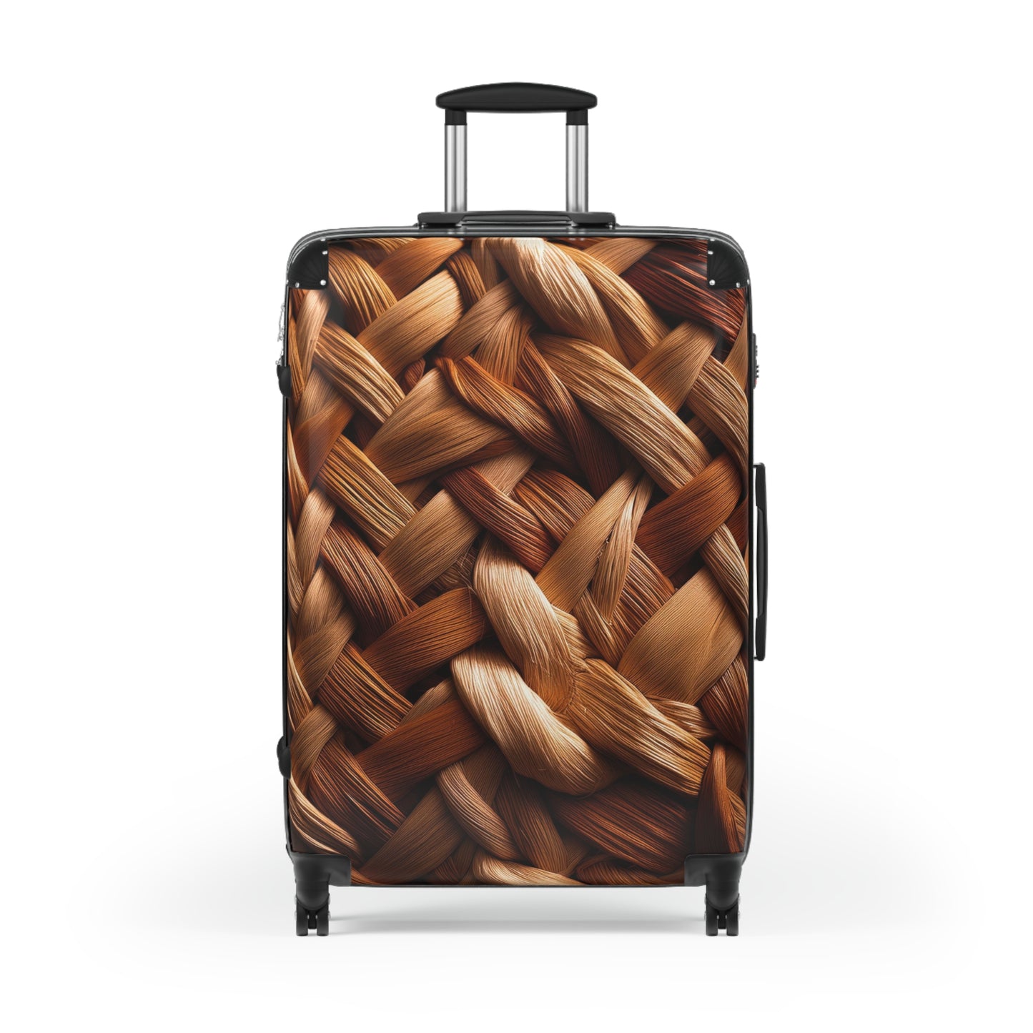 Nature Texture Wooven Art Carry-On Suitcase - Stylish Luggage for Travelers