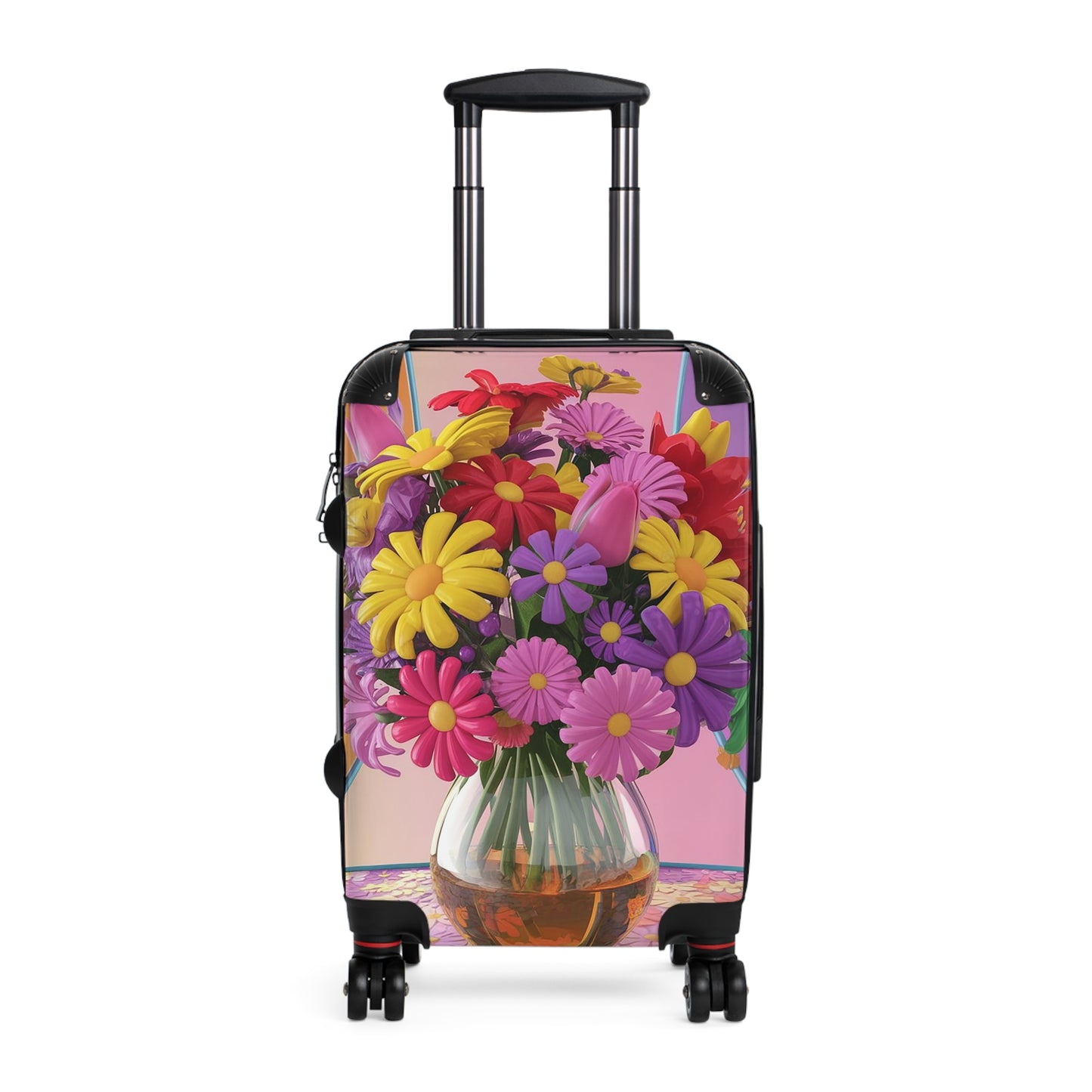 Nature Flowers Floral Set Colorful Art Carry-On Suitcase - Stylish Luggage for Travelers