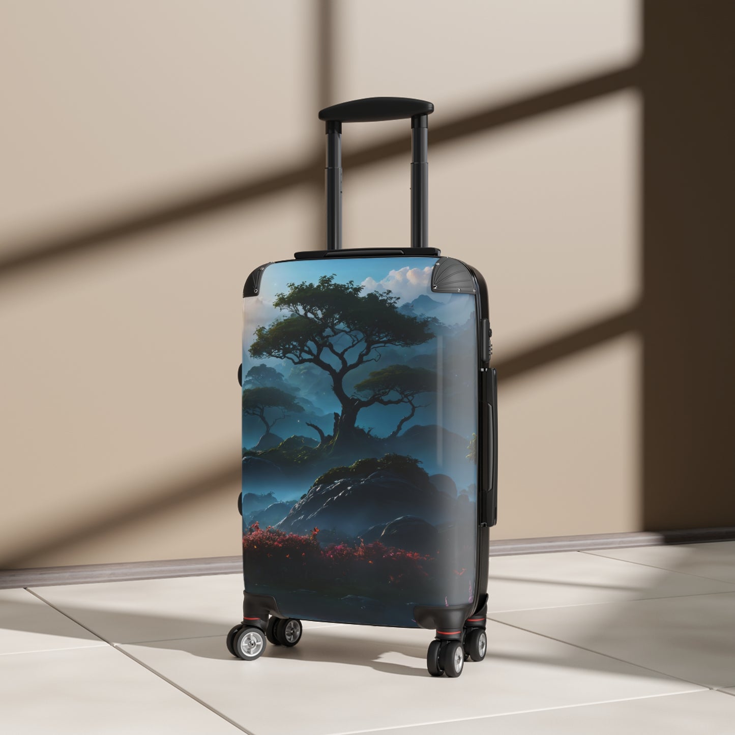 Nature Lake Forest Mountain Art Carry-On Suitcase - Stylish Luggage for Travelers