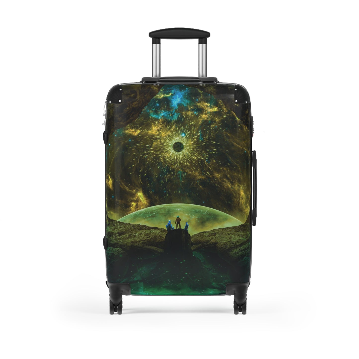 Art Astronaut Explorer Carry-On Suitcase - Stylish Luggage for Travelers