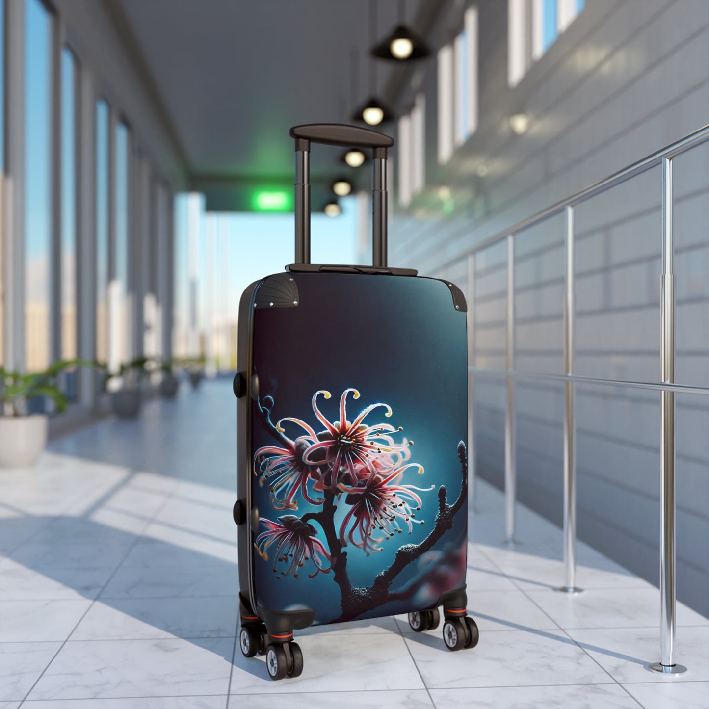 Nature Flowers Floral Cosmos Flowers Art Carry-On Suitcase - Stylish Luggage for Travelers